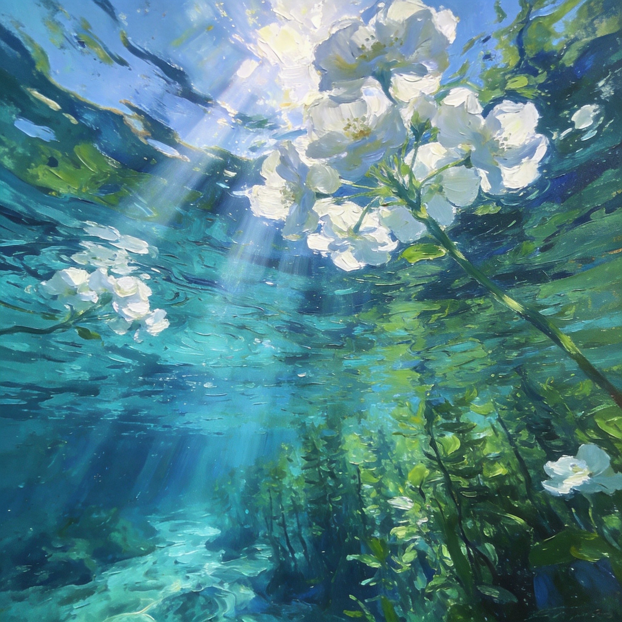 水下花海