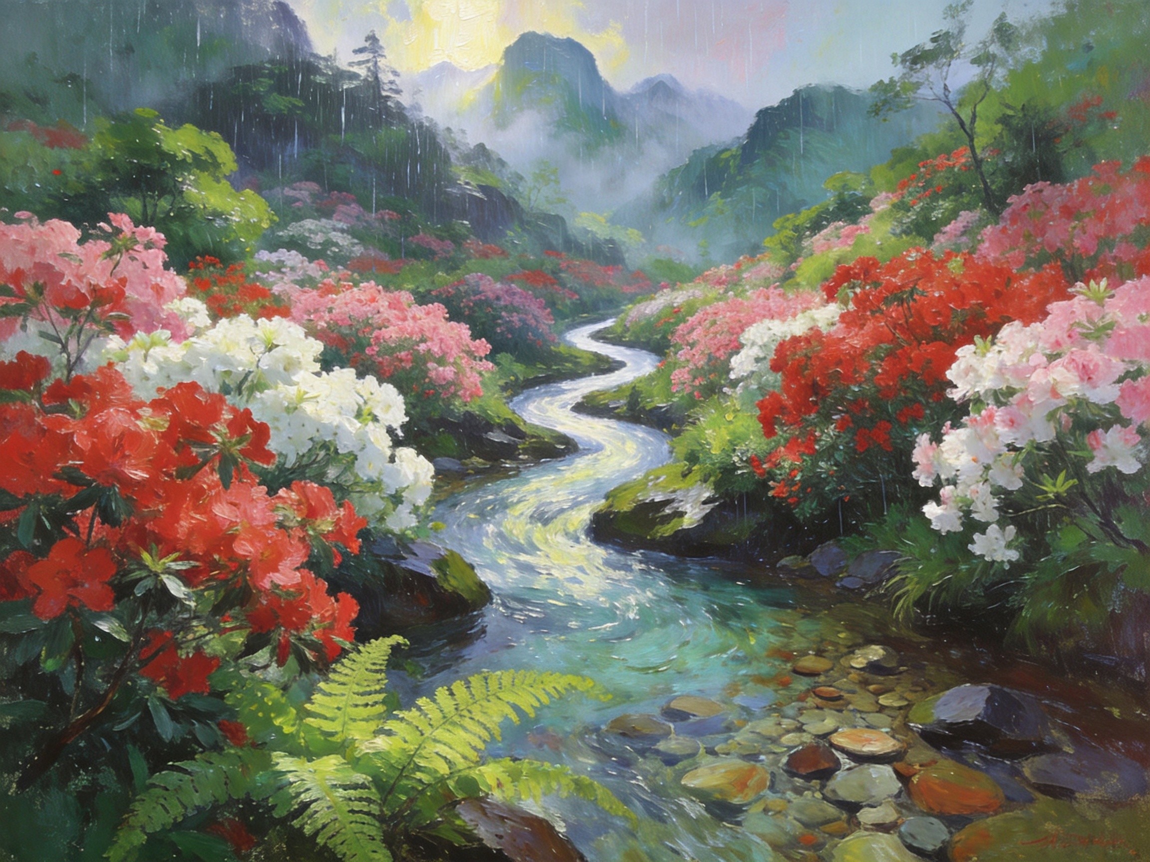 猫儿山杜鹃花海