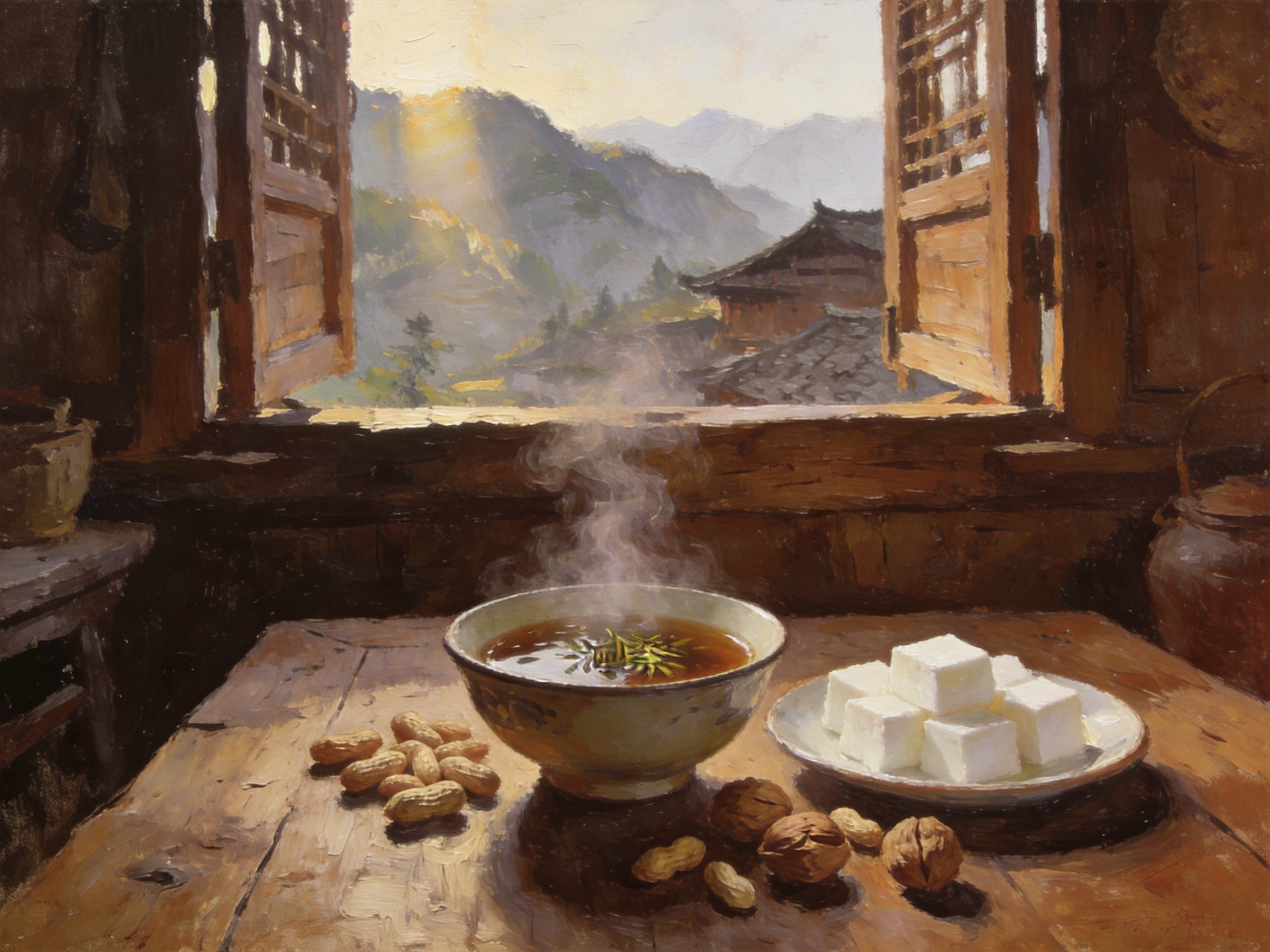 油茶汤与米豆腐