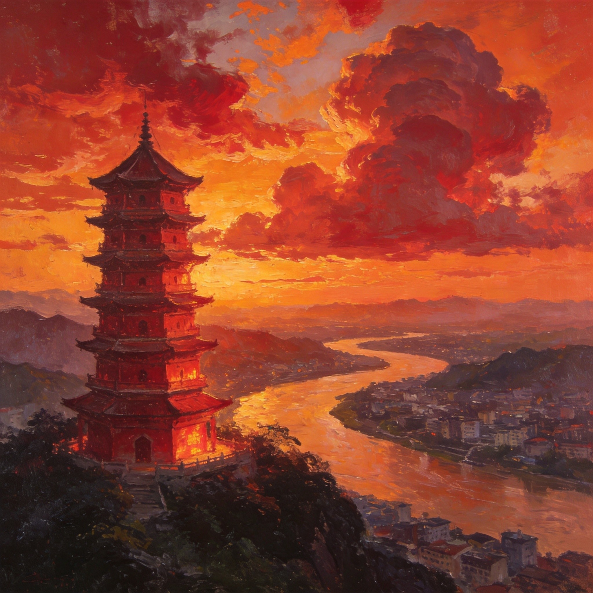 龙母祖庙三雕两塑
