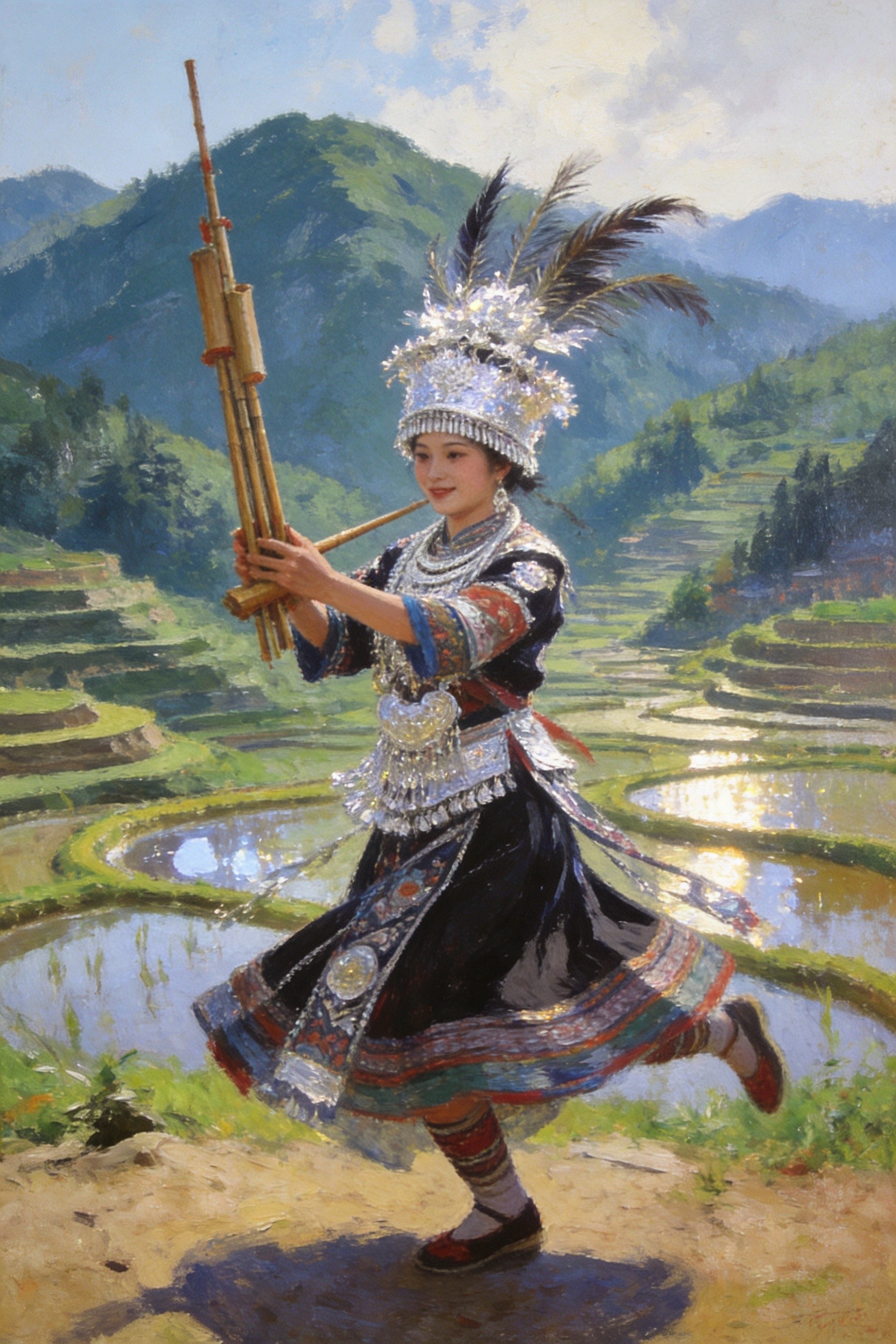 苗族跳花节