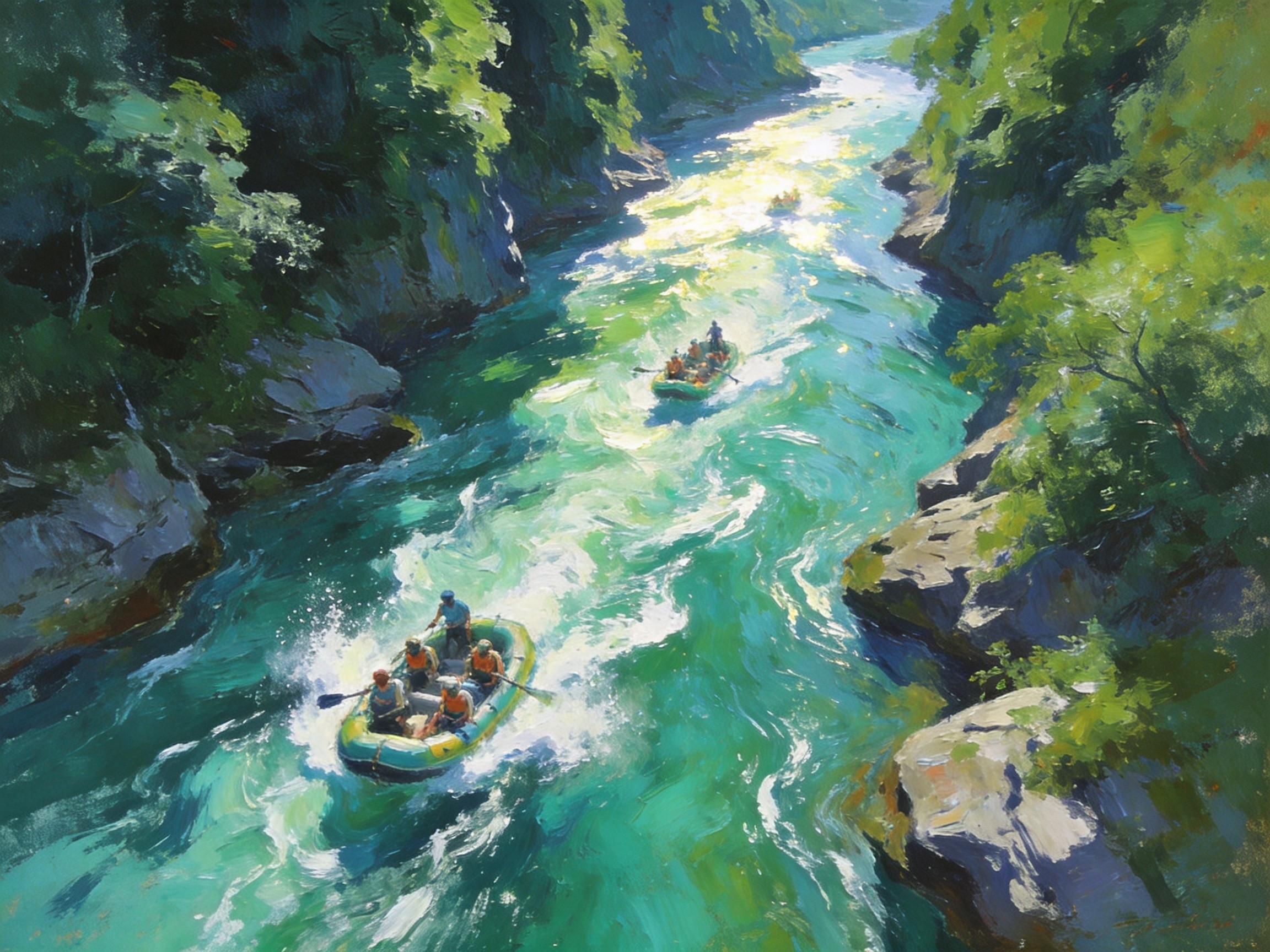 五排河漂流·浪里飞出歌