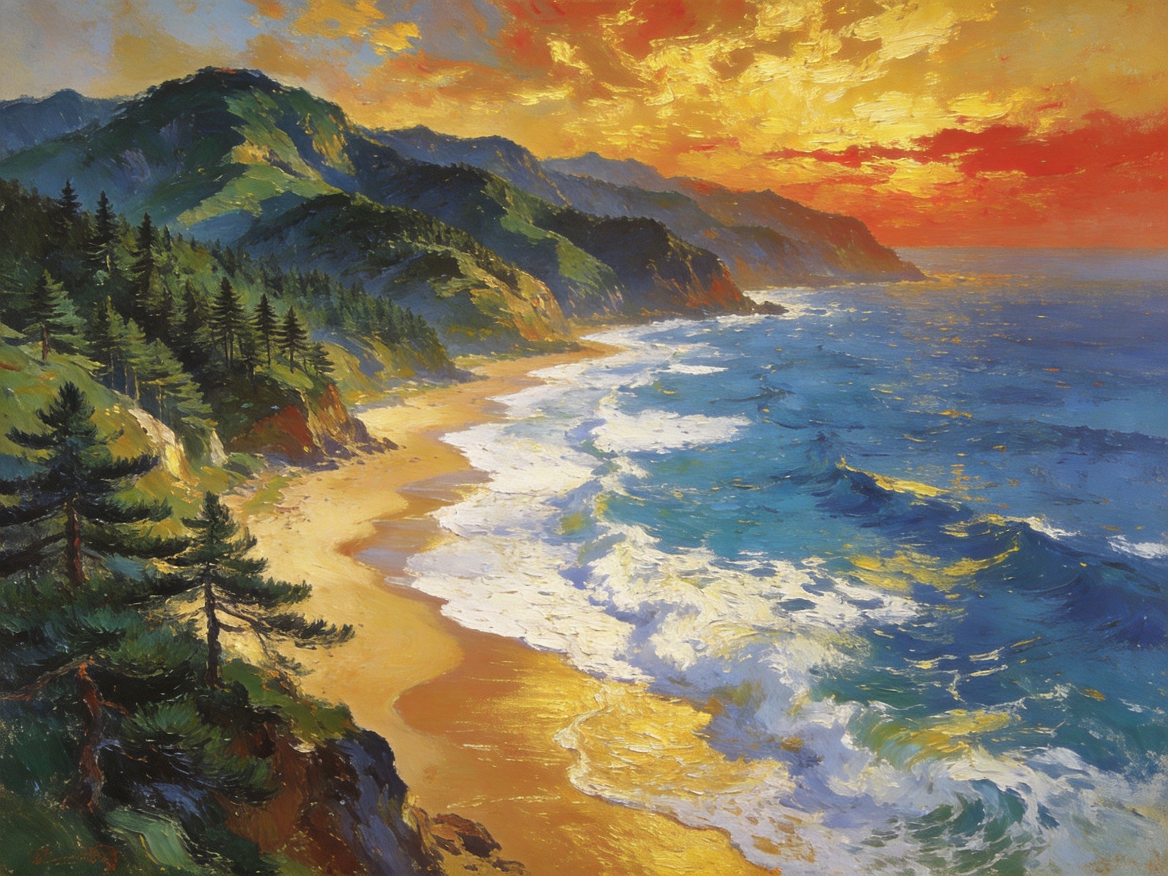 九龙山·松林海涛