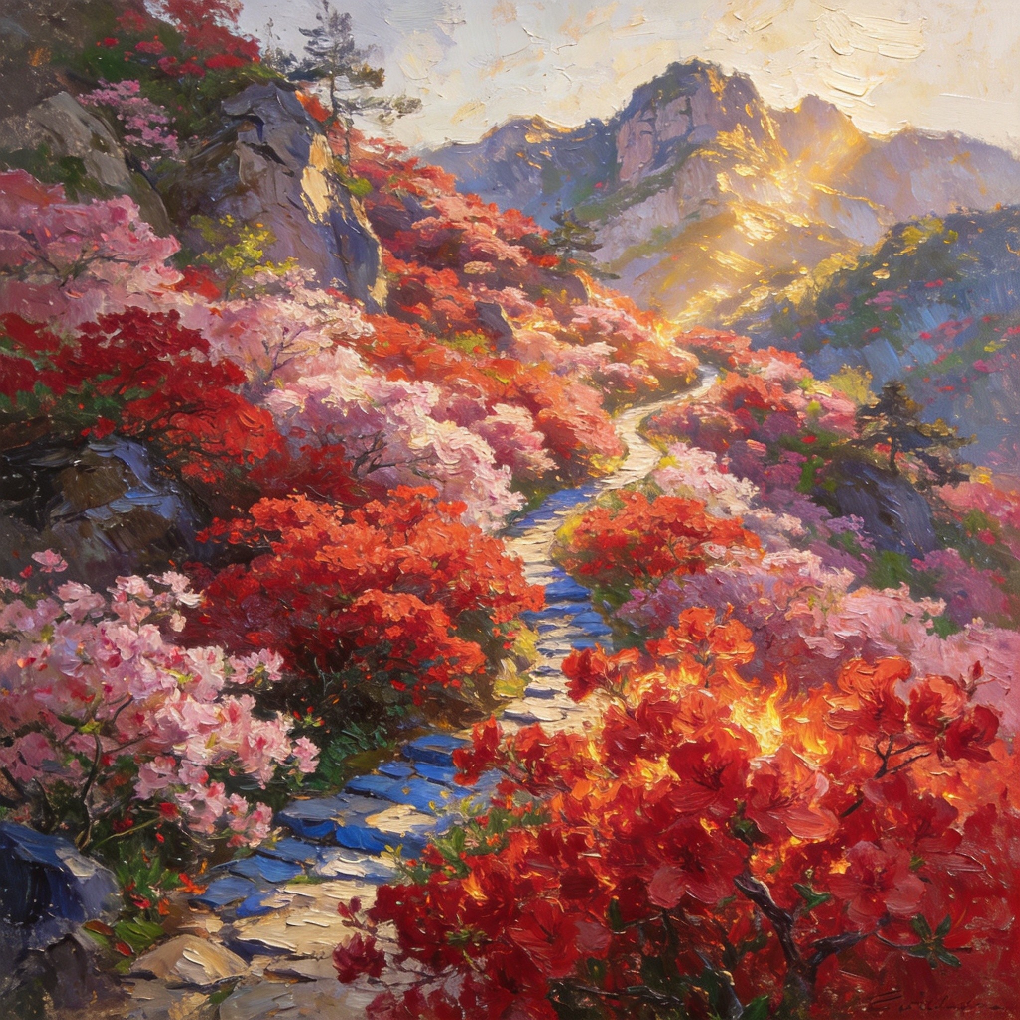 西泰山万亩杜鹃
