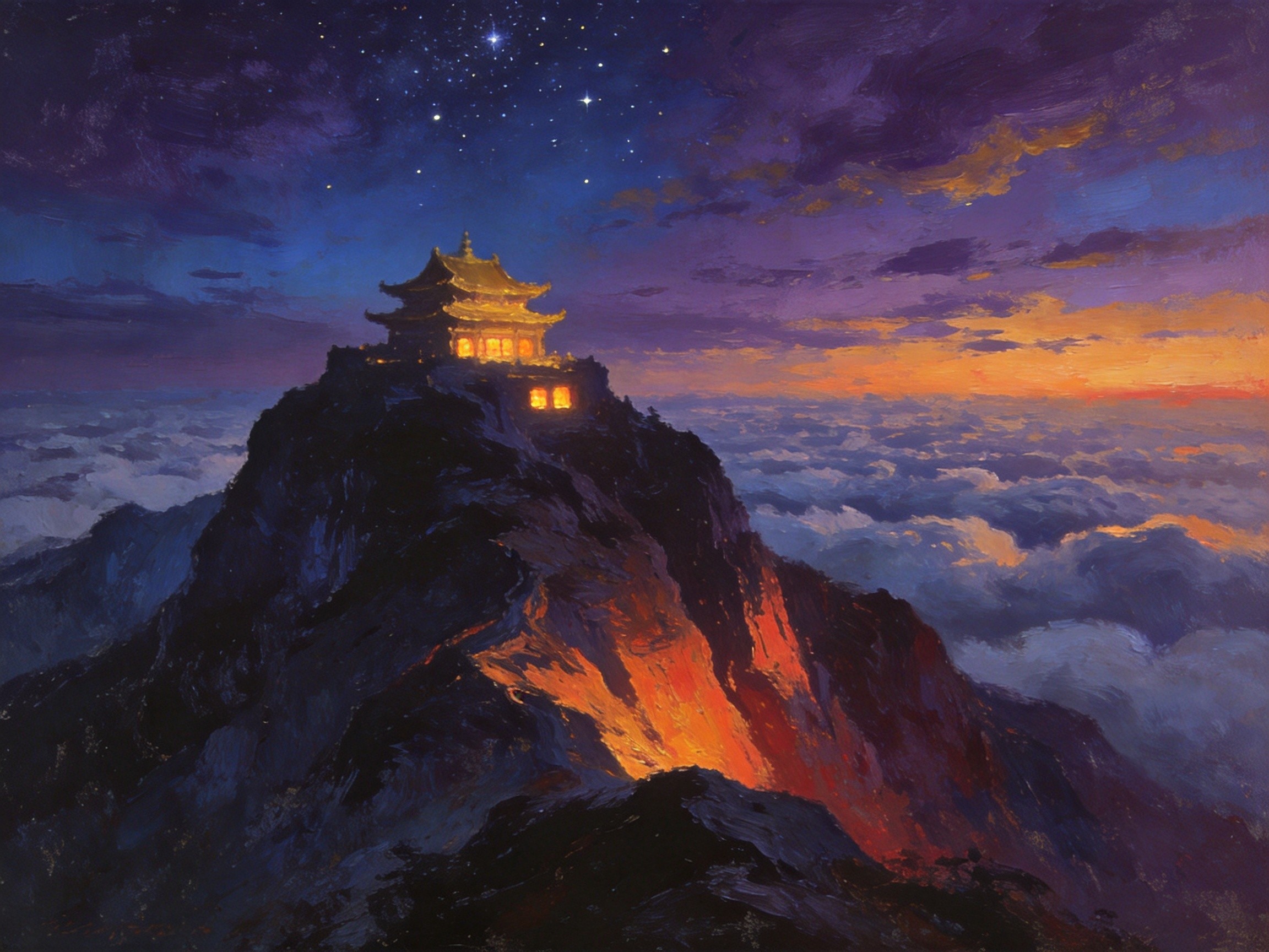 仙山禅泉 · 意境