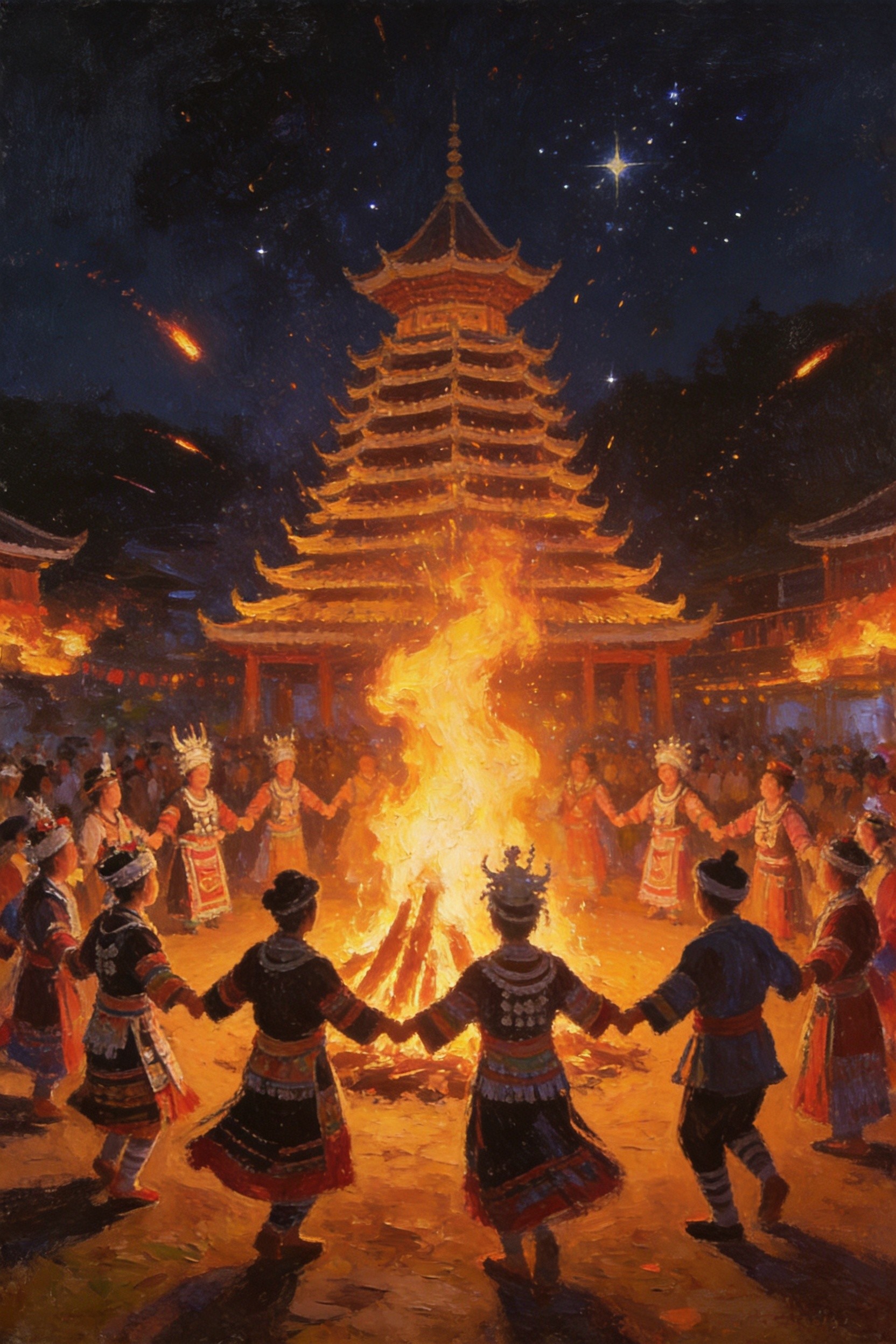 绕过古榕根