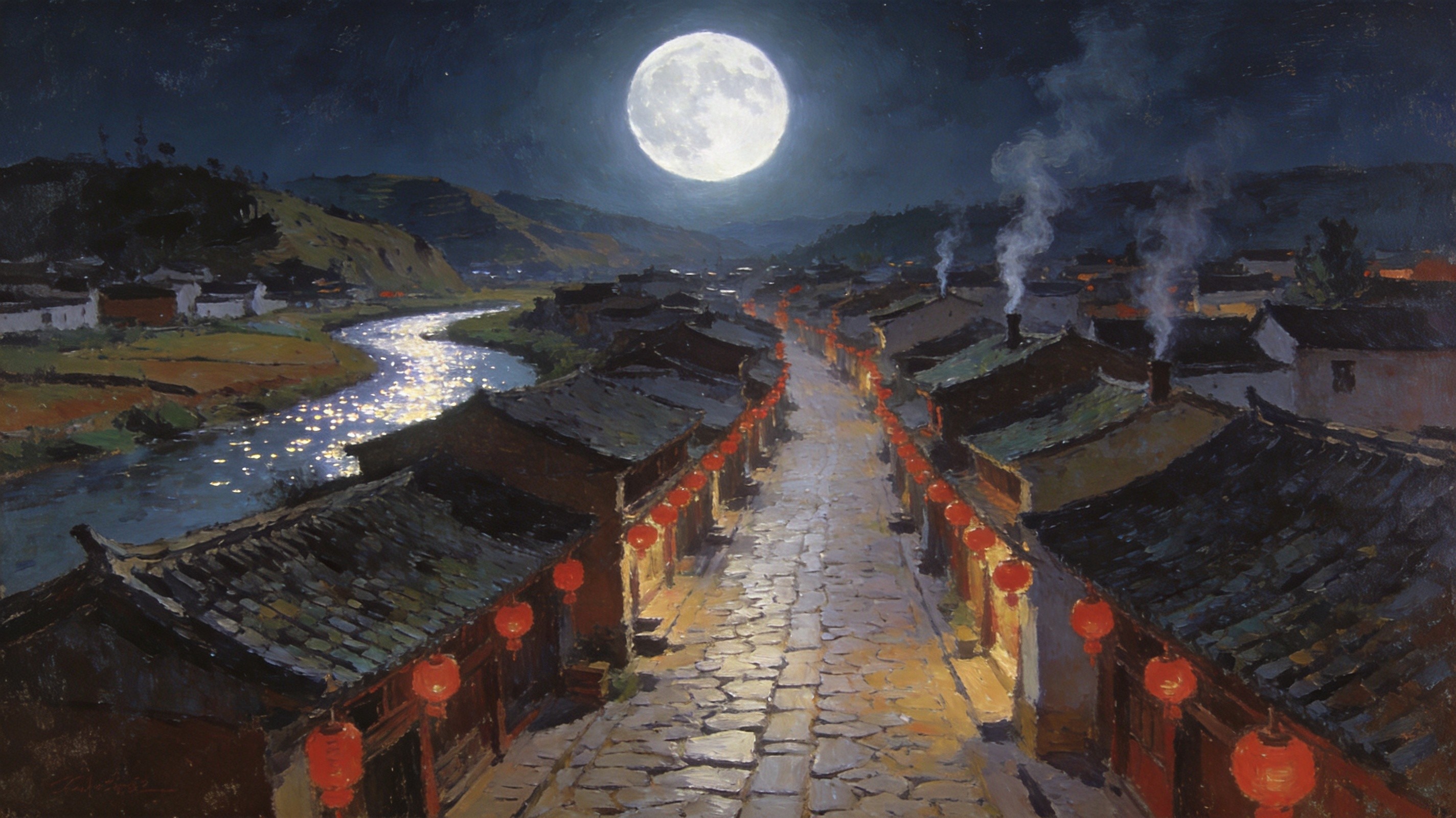 密祉月夜 · 小河淌水
