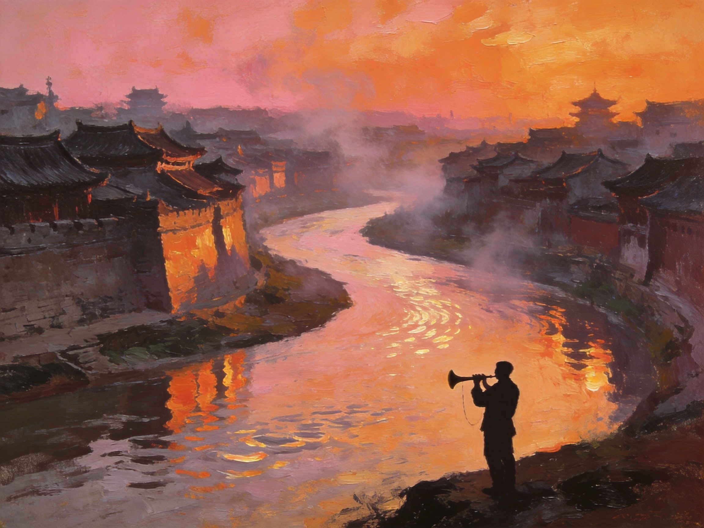 沁河烟波画境如画