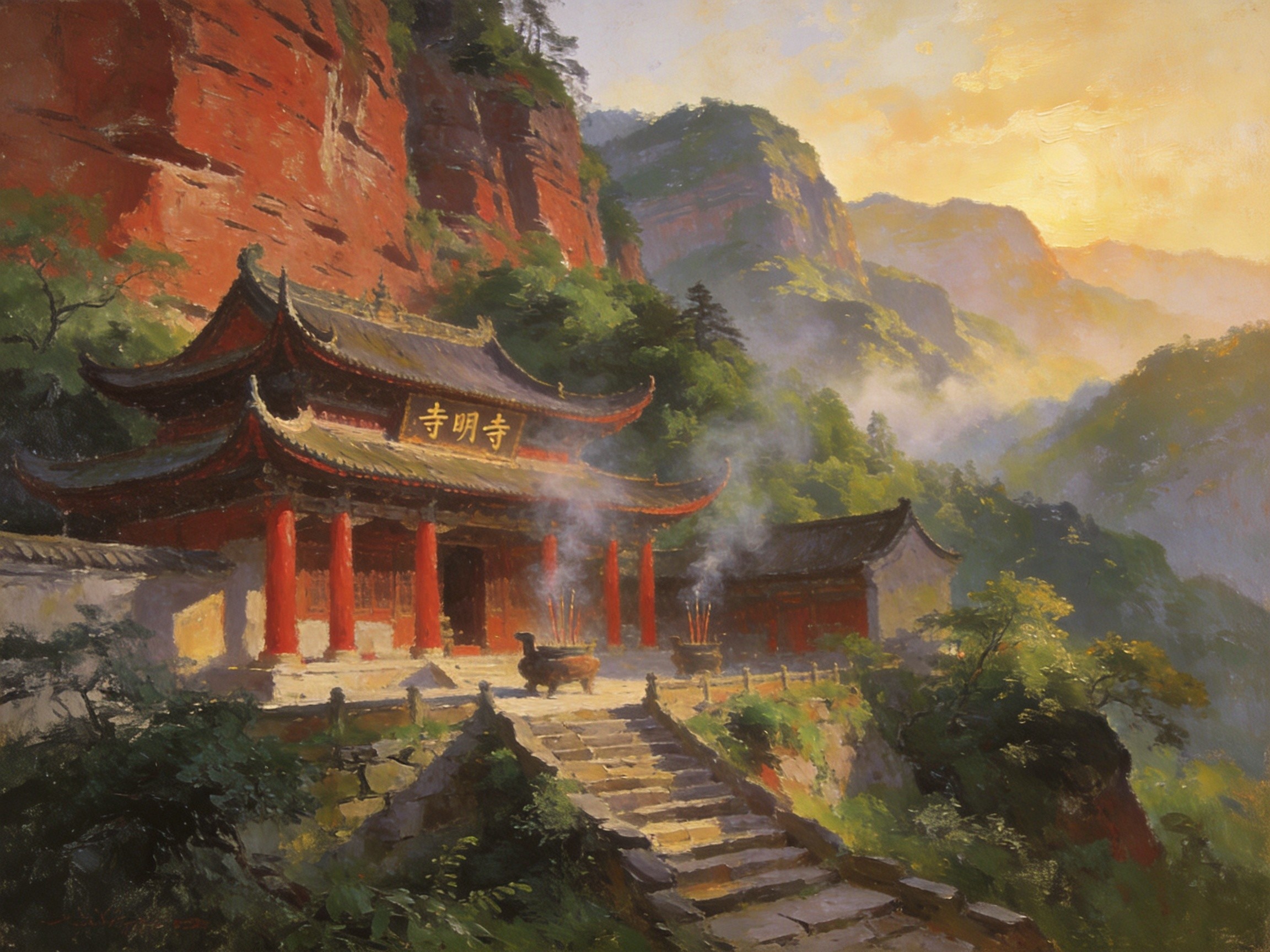 开明禅寺千年古刹