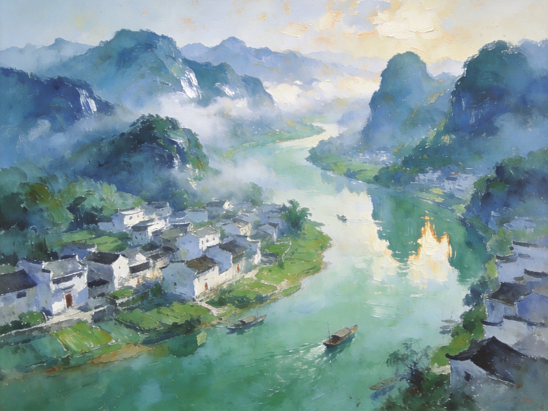 龙川胡氏宗祠百鹿图木雕