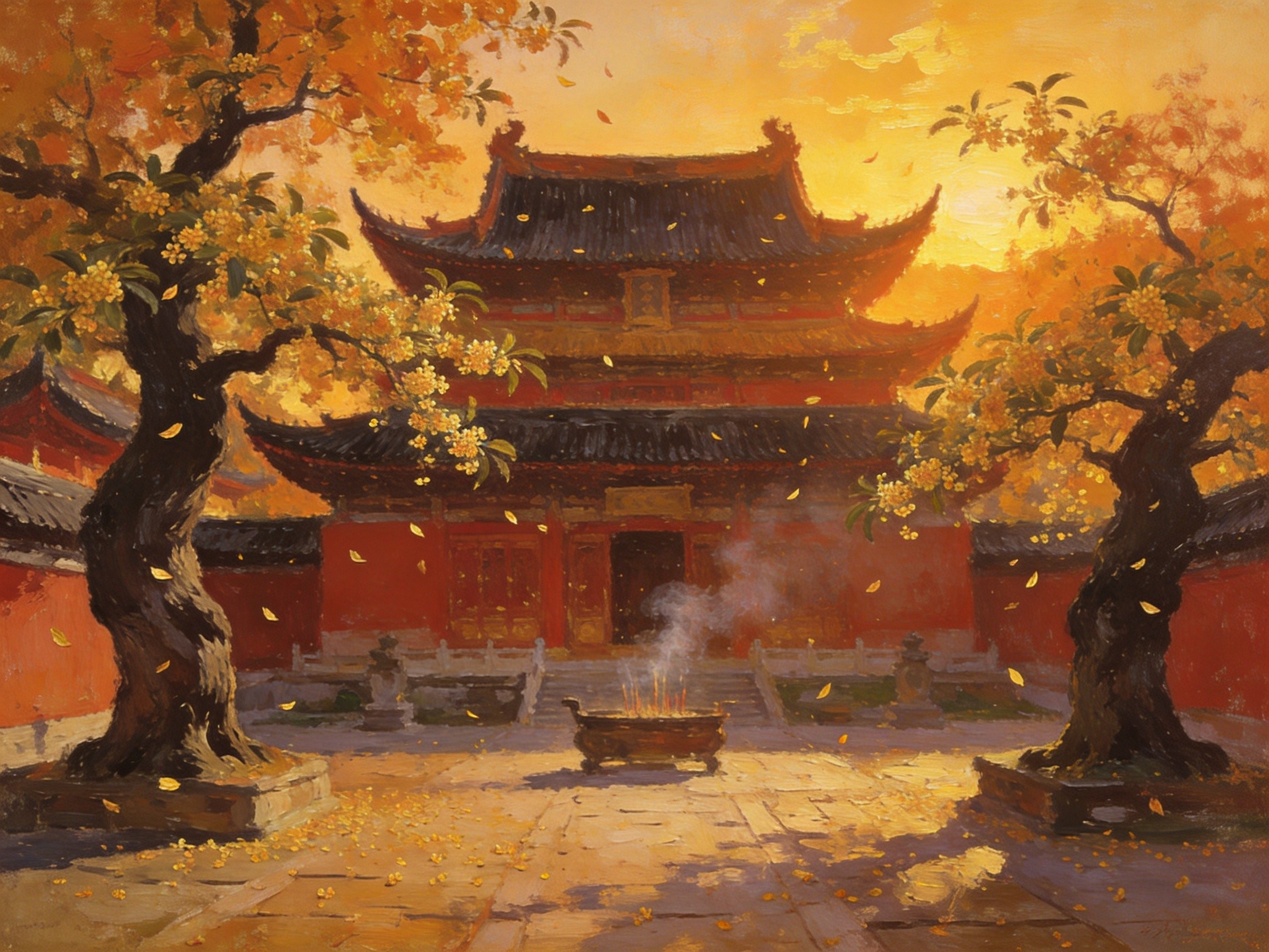 双桂堂·桂殿钟声远