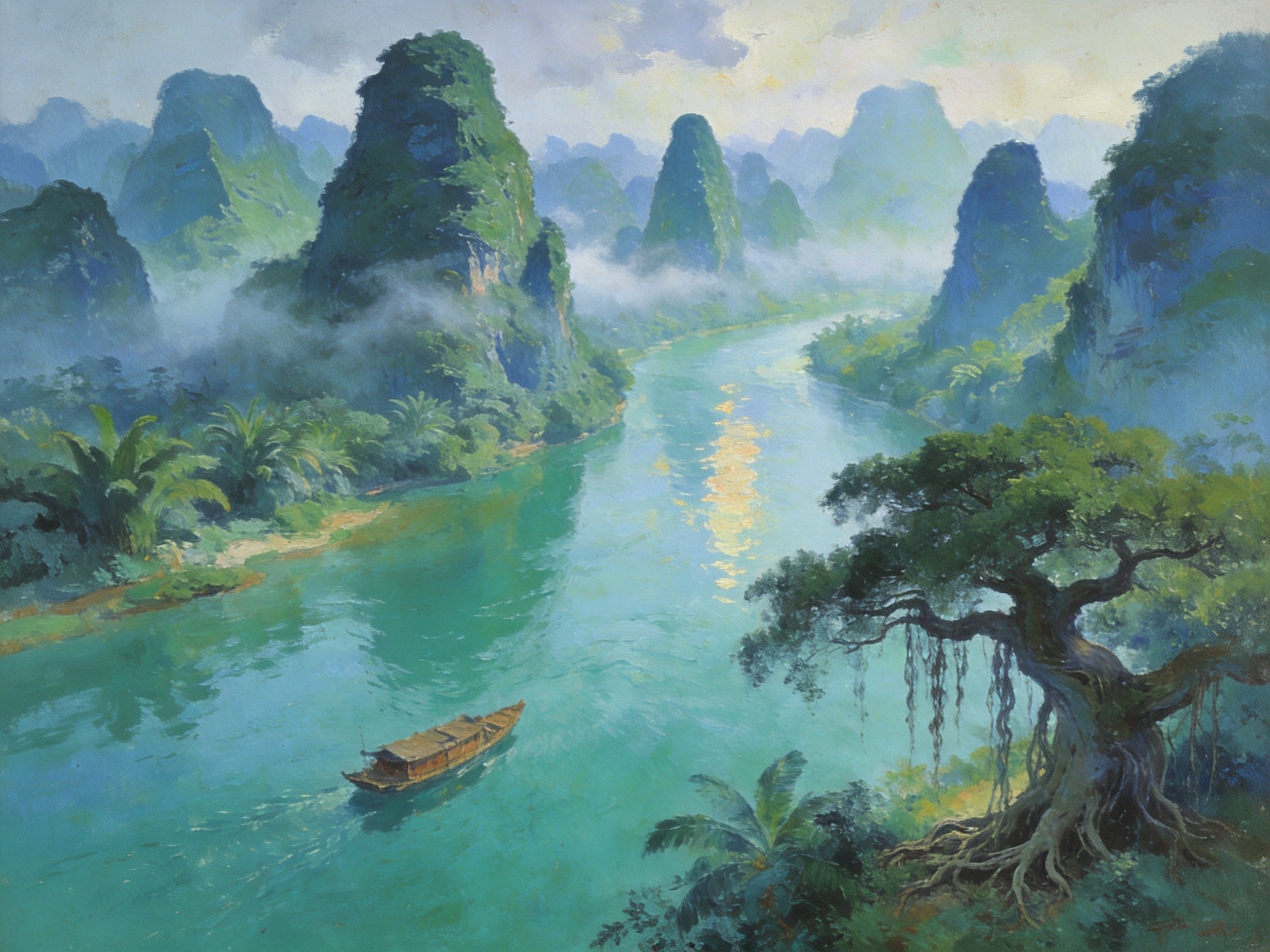 九万大山南麓罗城全景