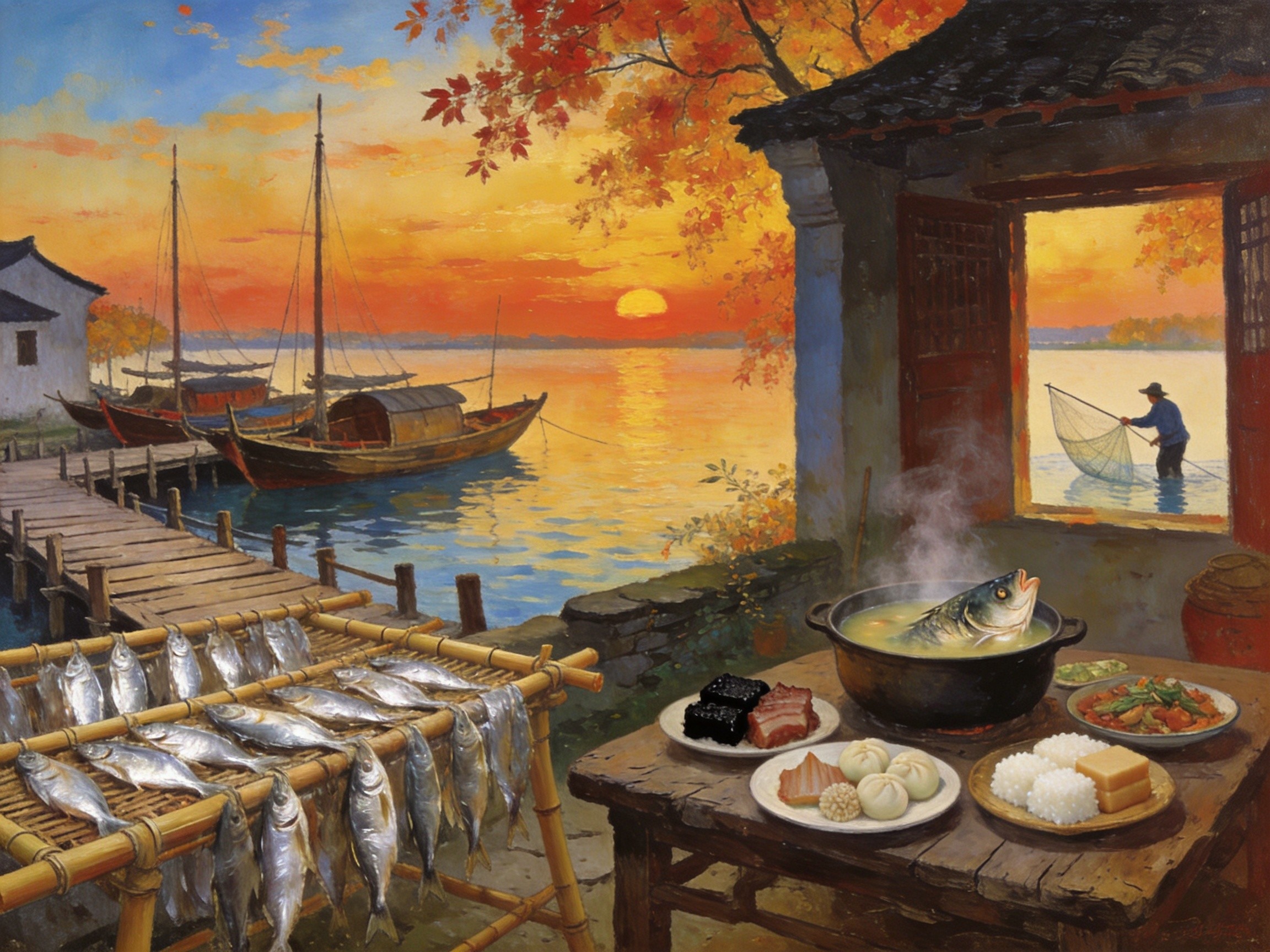 太湖美食与湖畔人家
