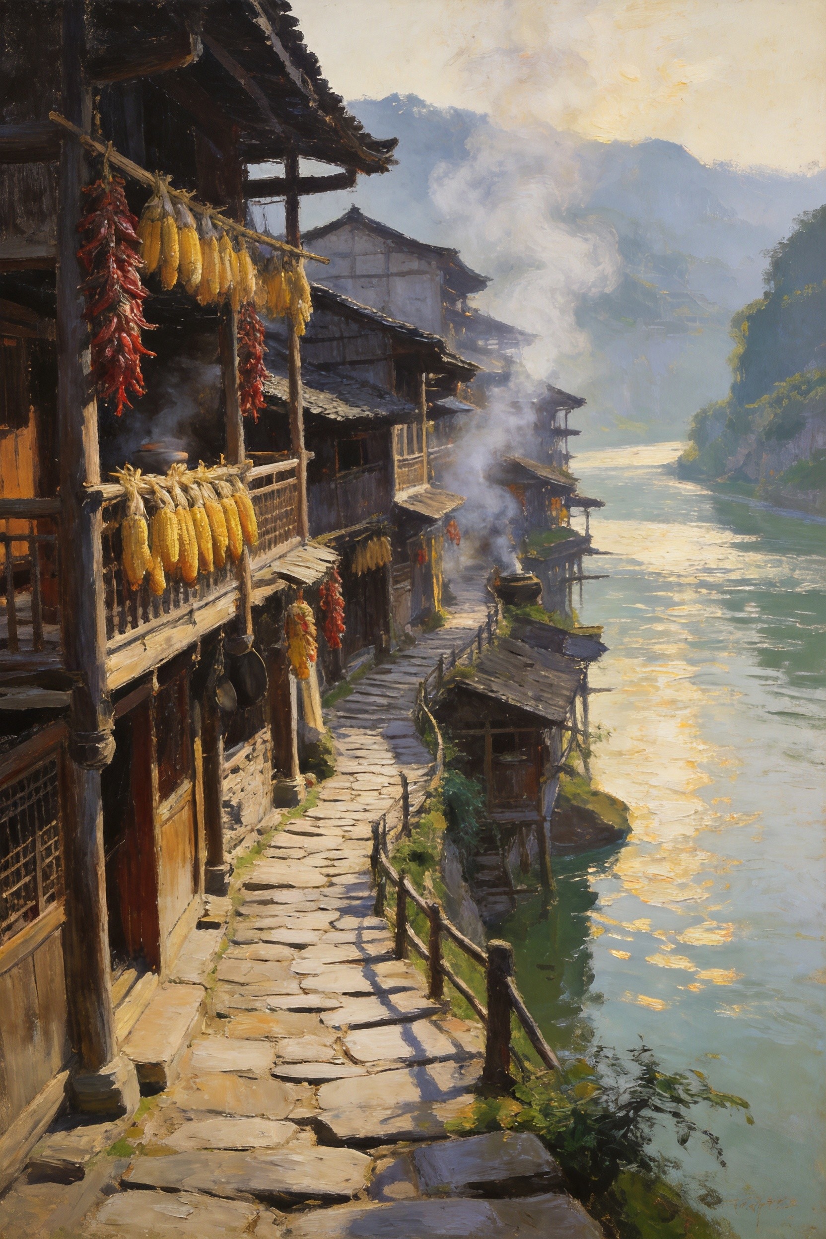 麻阳河雾重