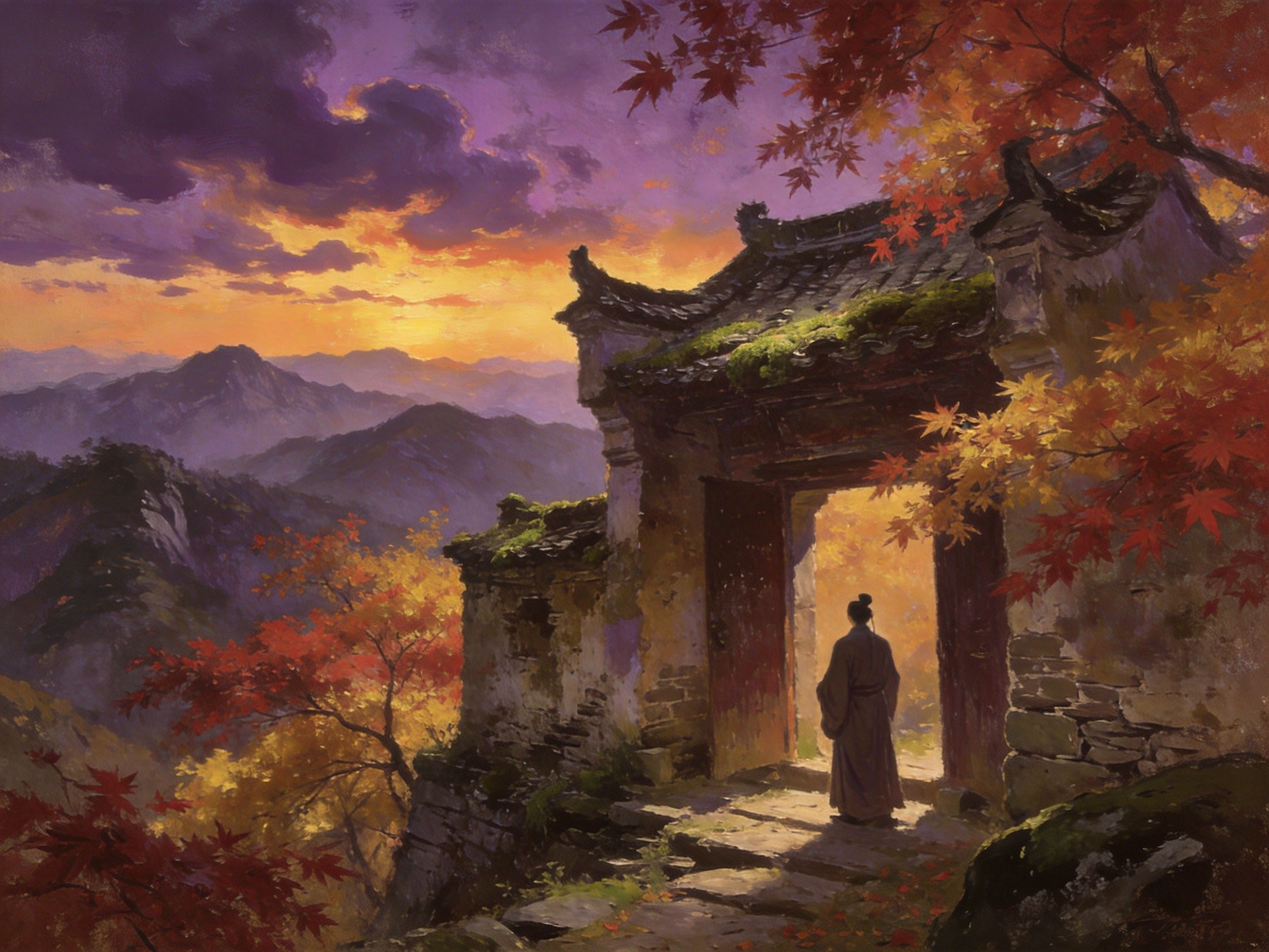 南山寺李白遗踪