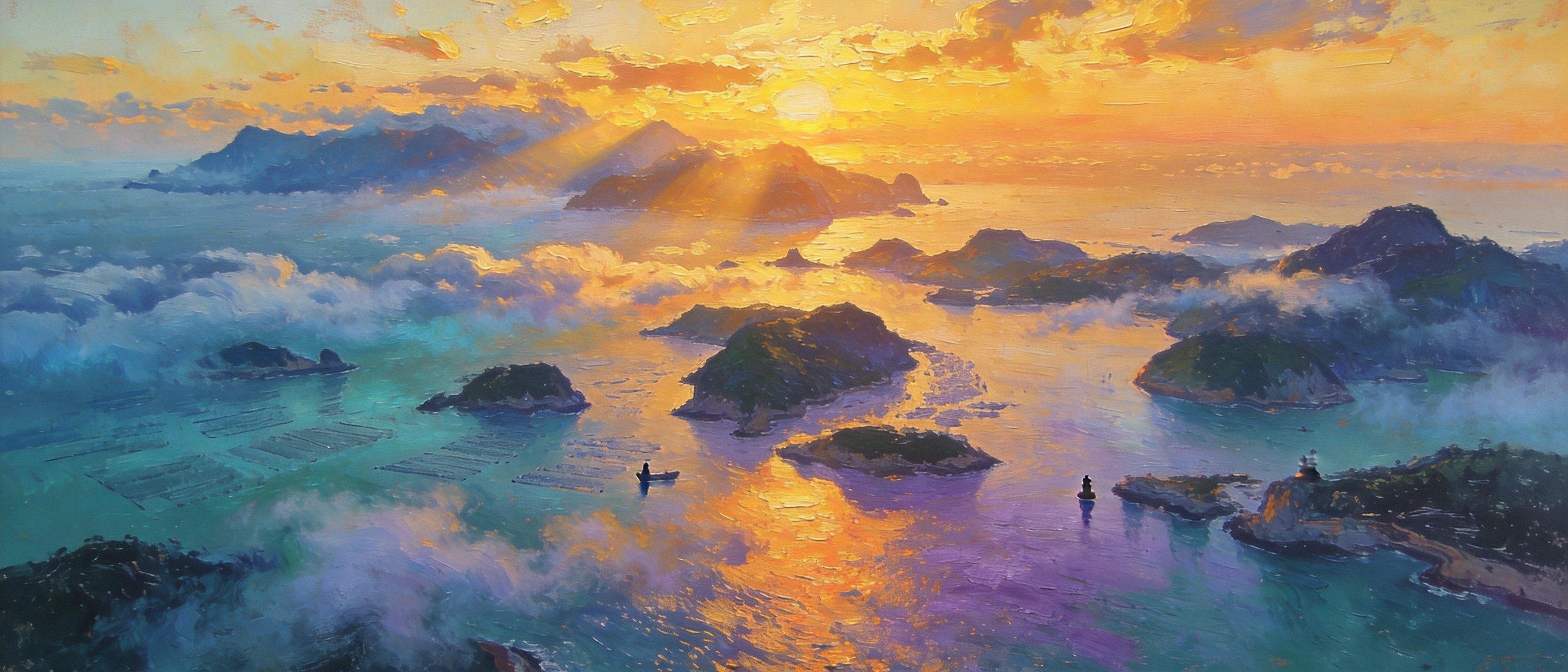 晨雾千岛