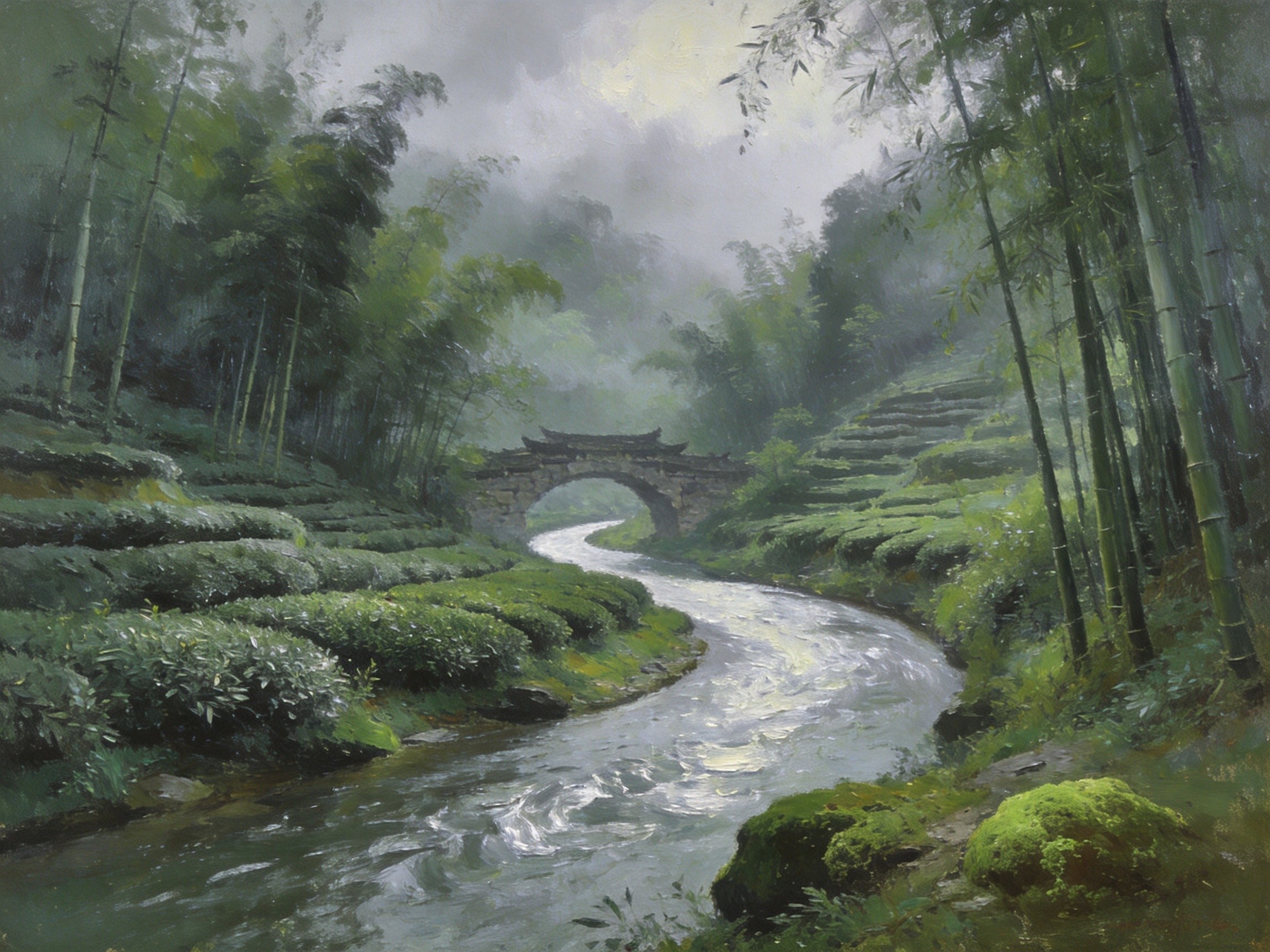 苕溪烟雨