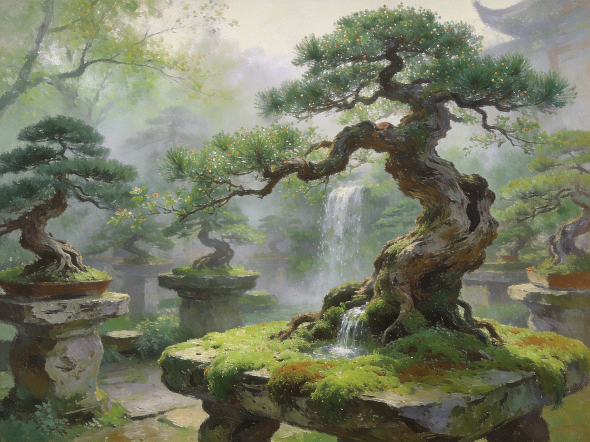 如派盆景