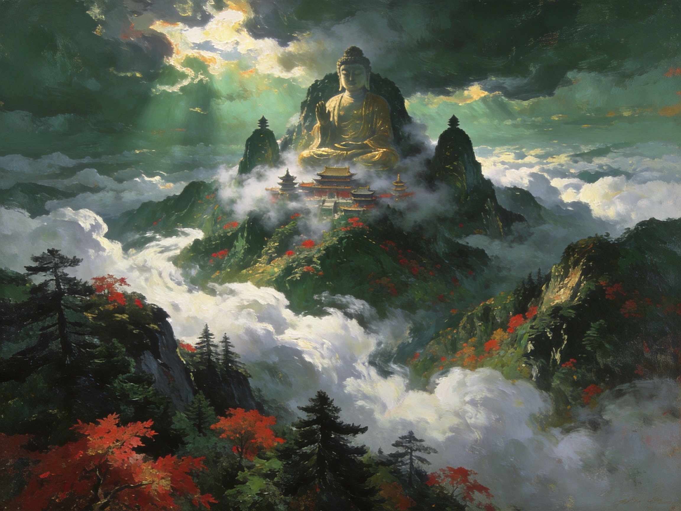 万佛山云雾禅境