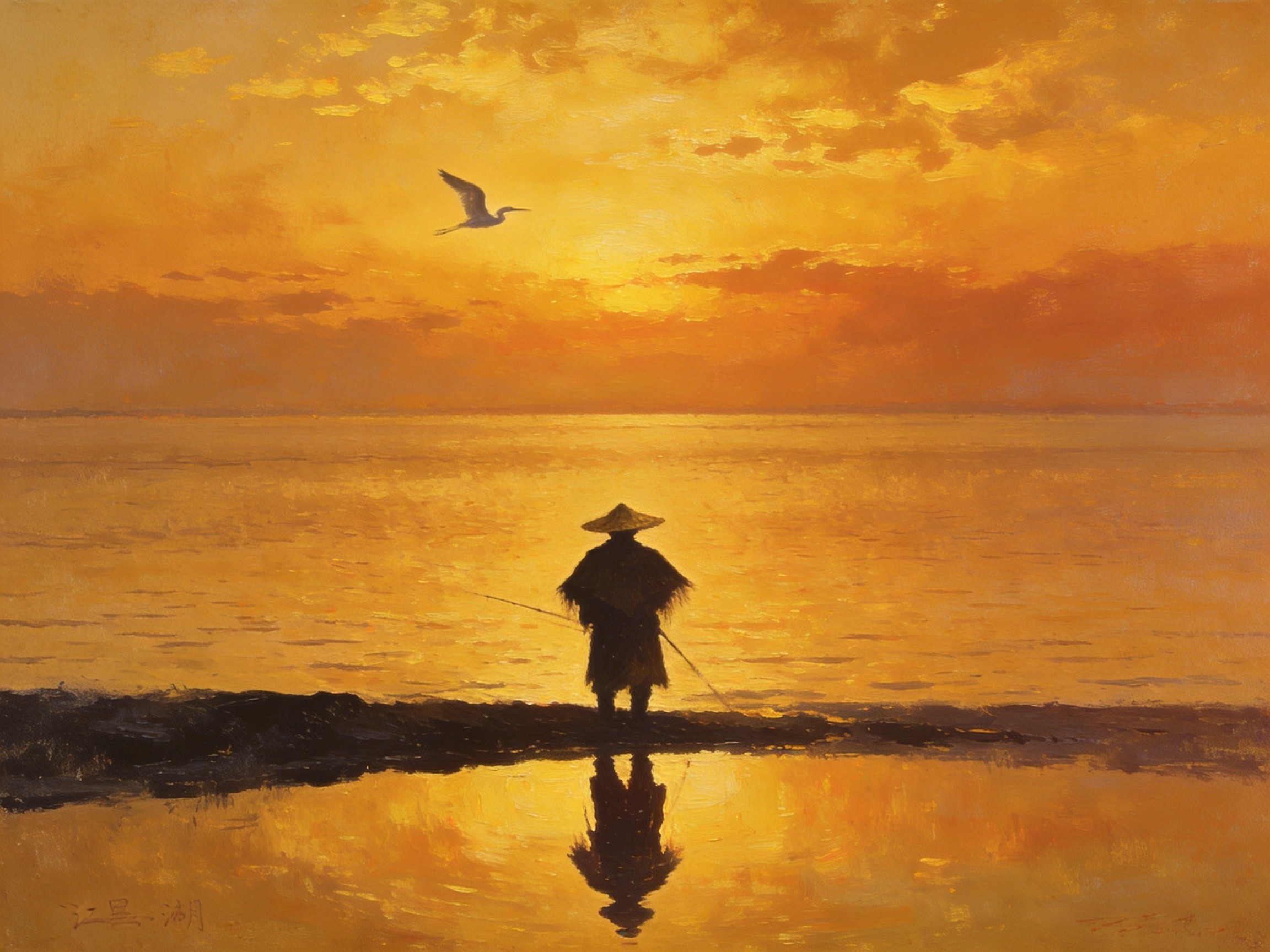 湖畔闲居