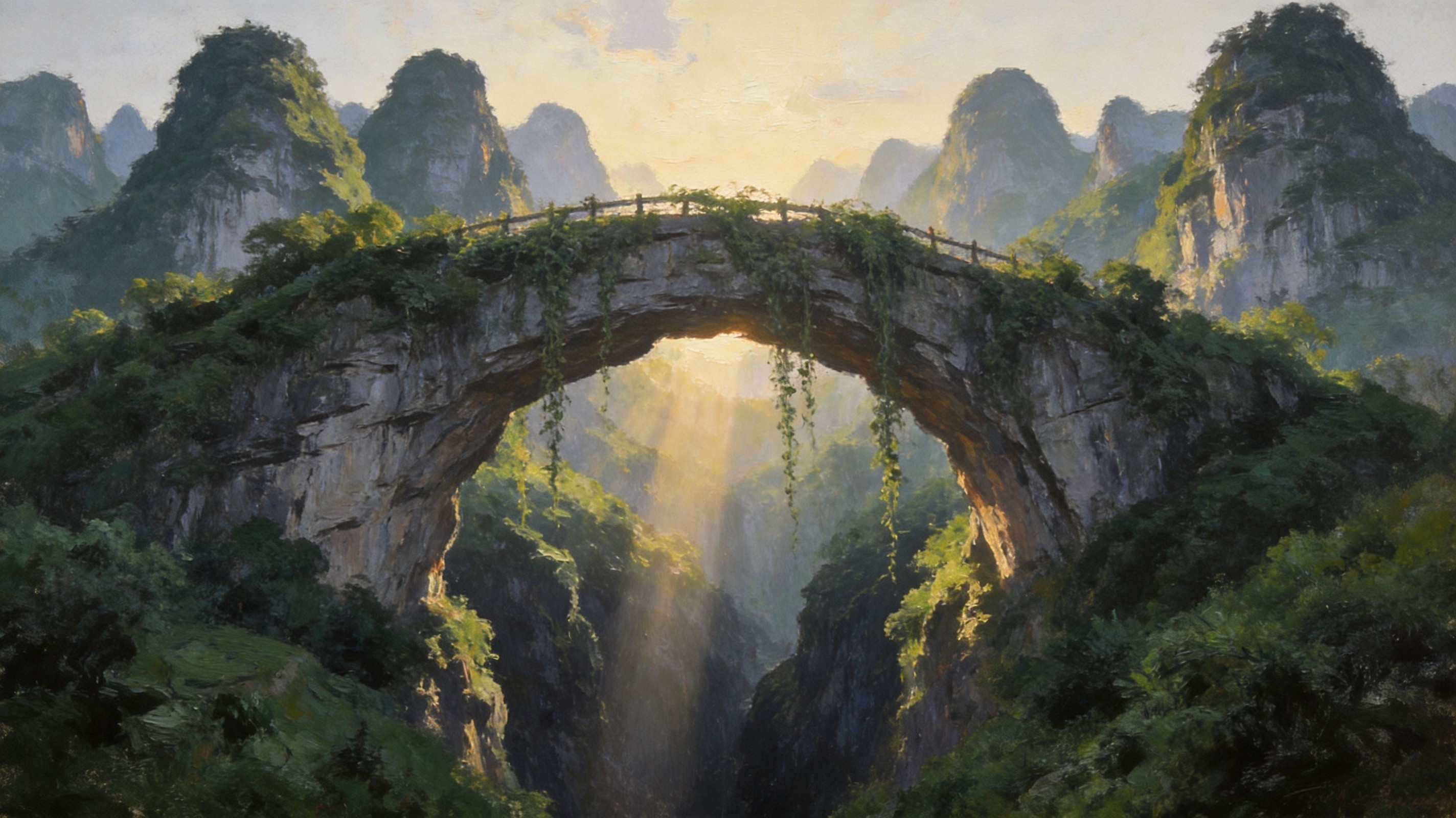 花桥卧清溪