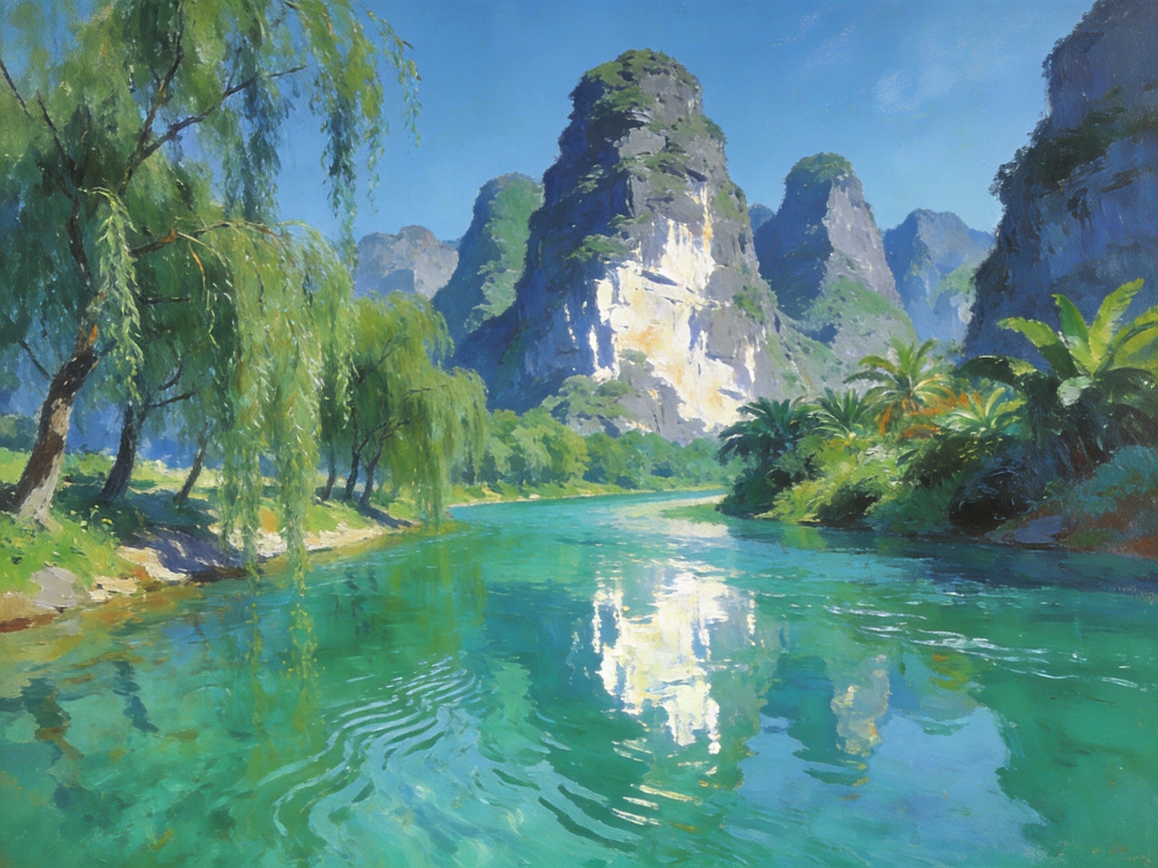 环江碧水绕峰丛