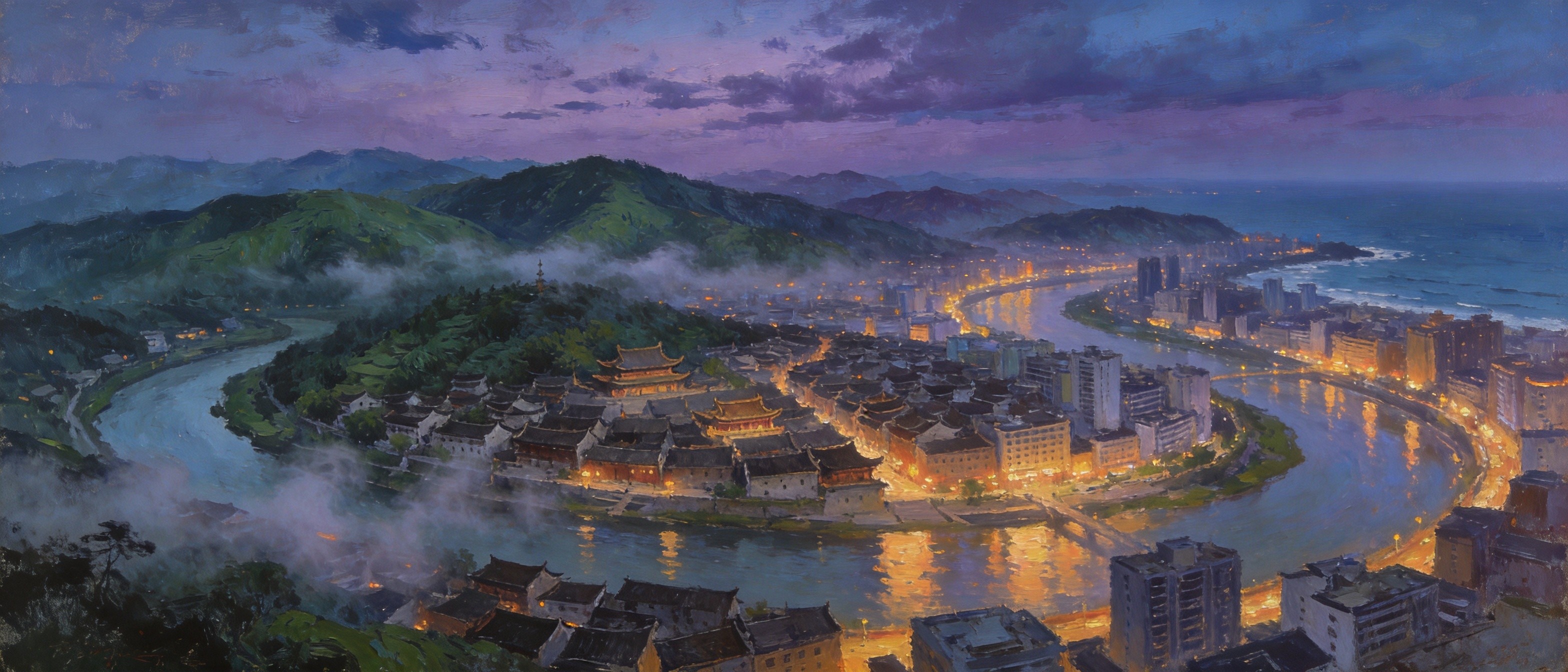 翠岭烟岚