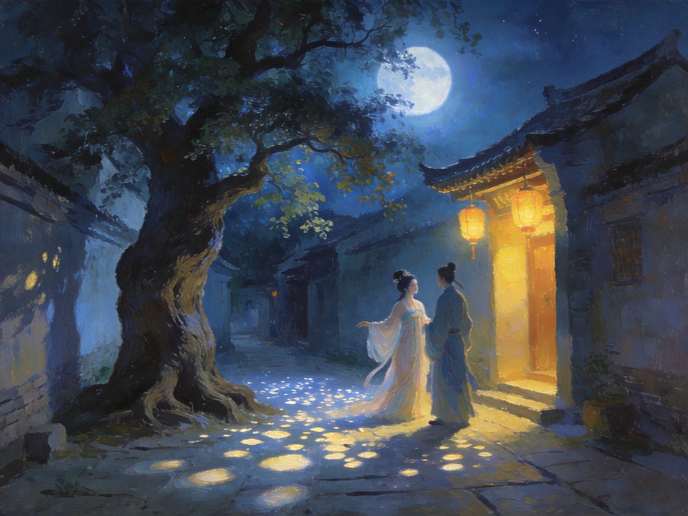 西溪海春轩塔古塔斜影