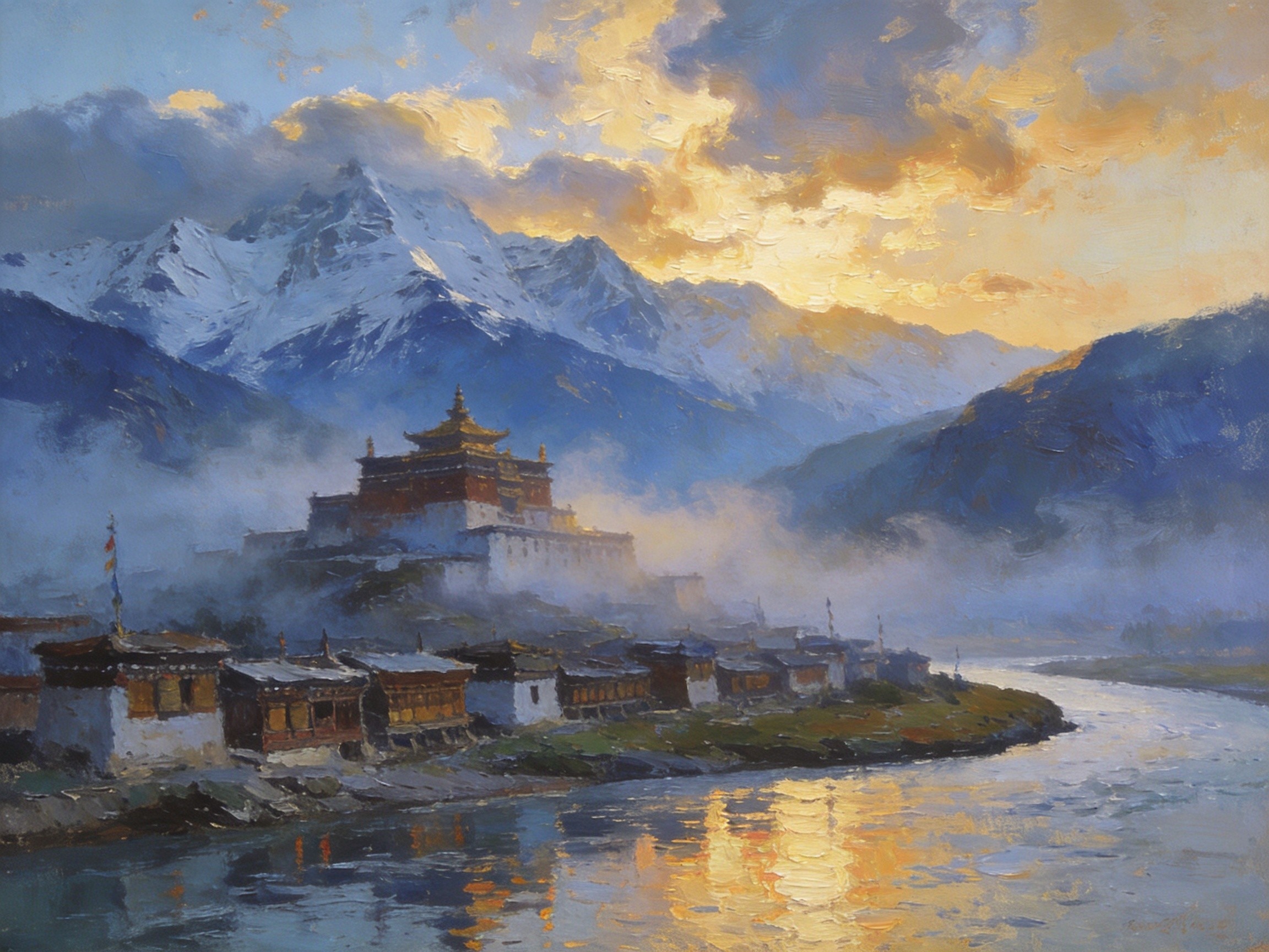 金沙江抱青峦转