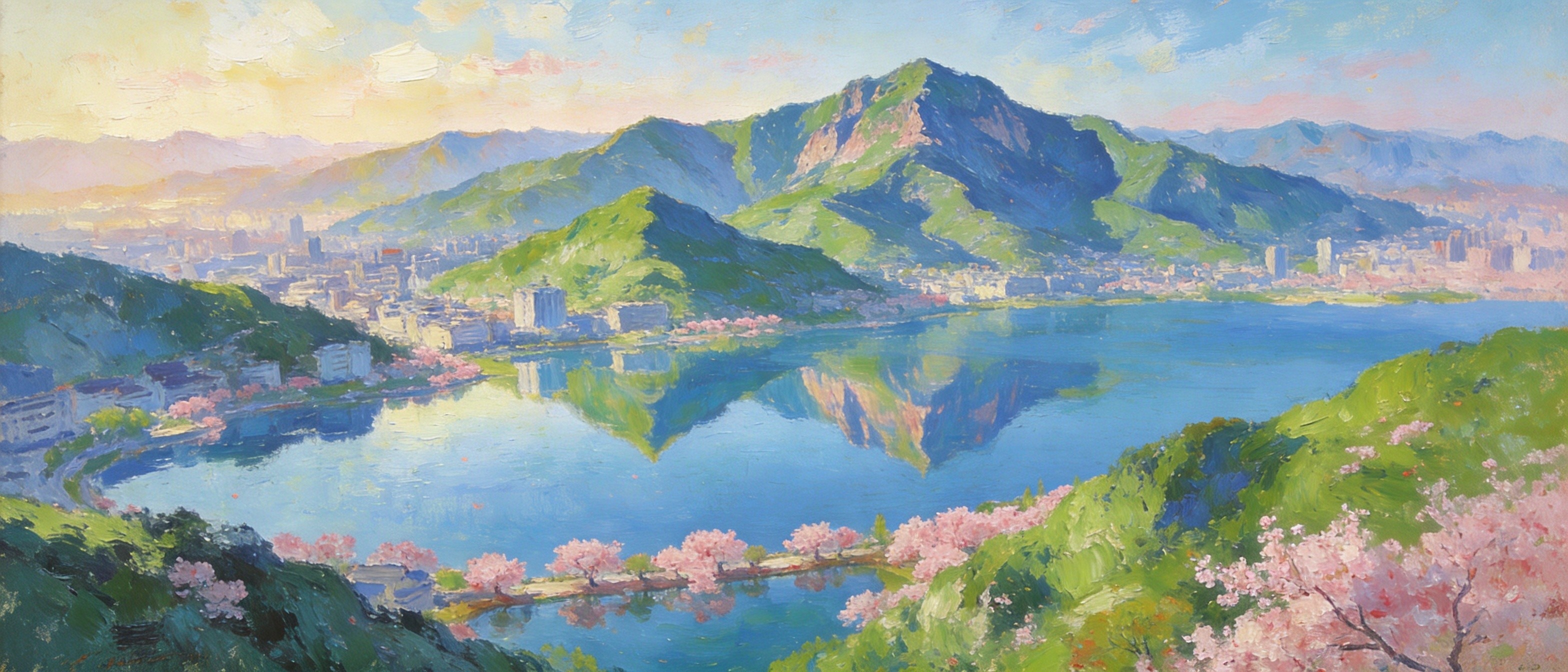 虞山尚湖山水相依
