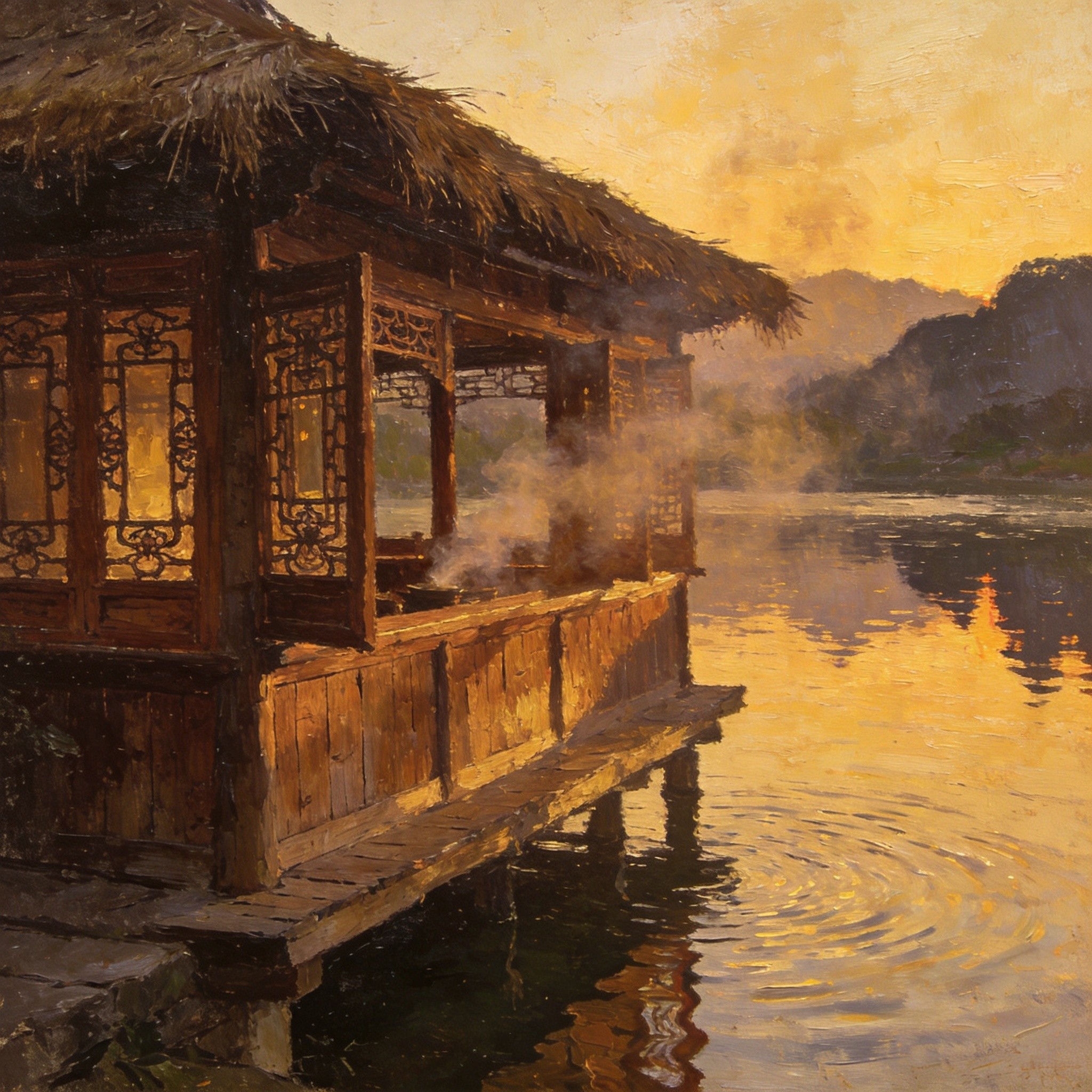 江畔明珠 · 意境