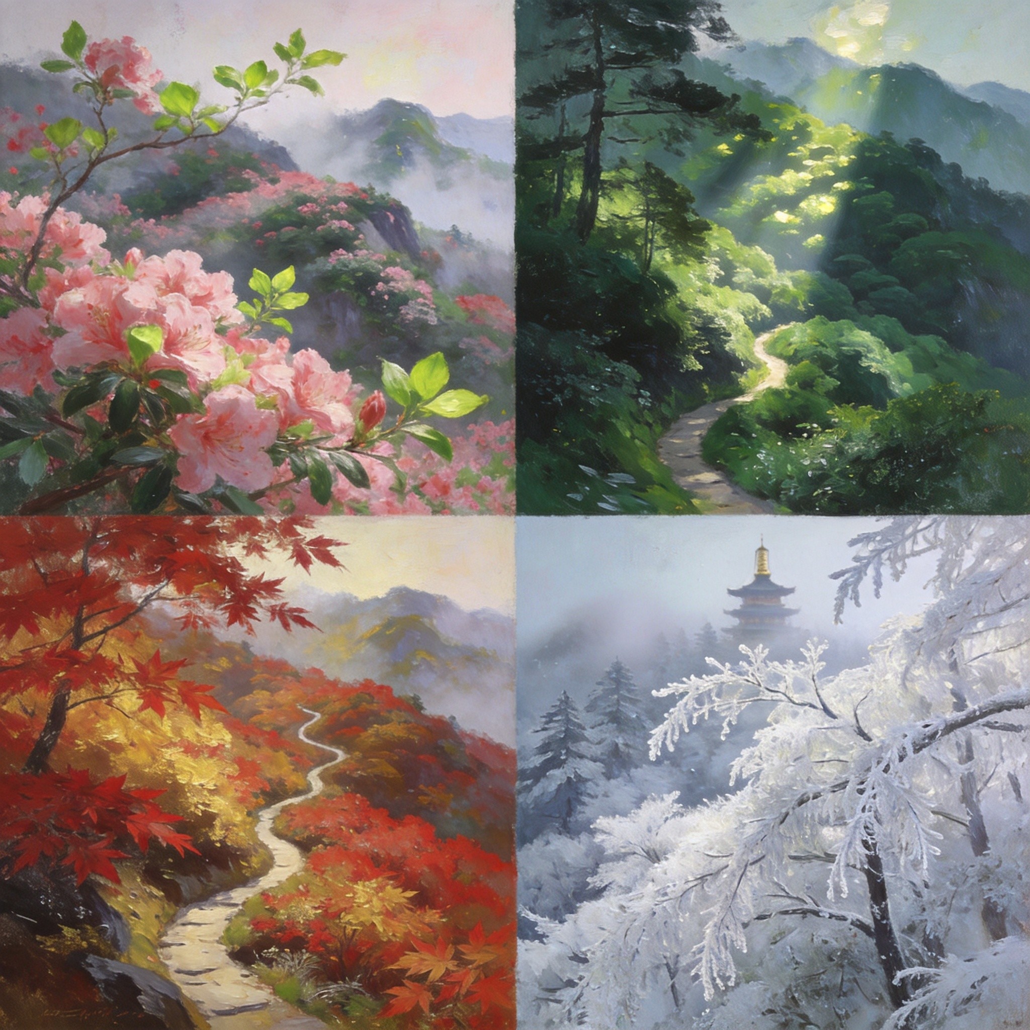 云门寺钟声桂花潭