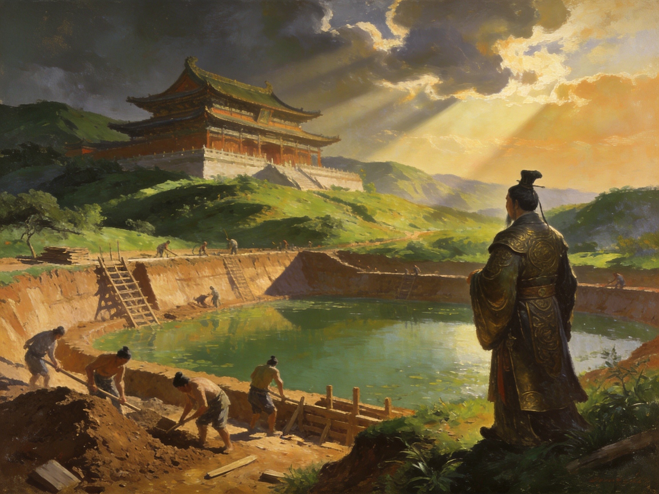 孙叔敖筑塘遗泽千年