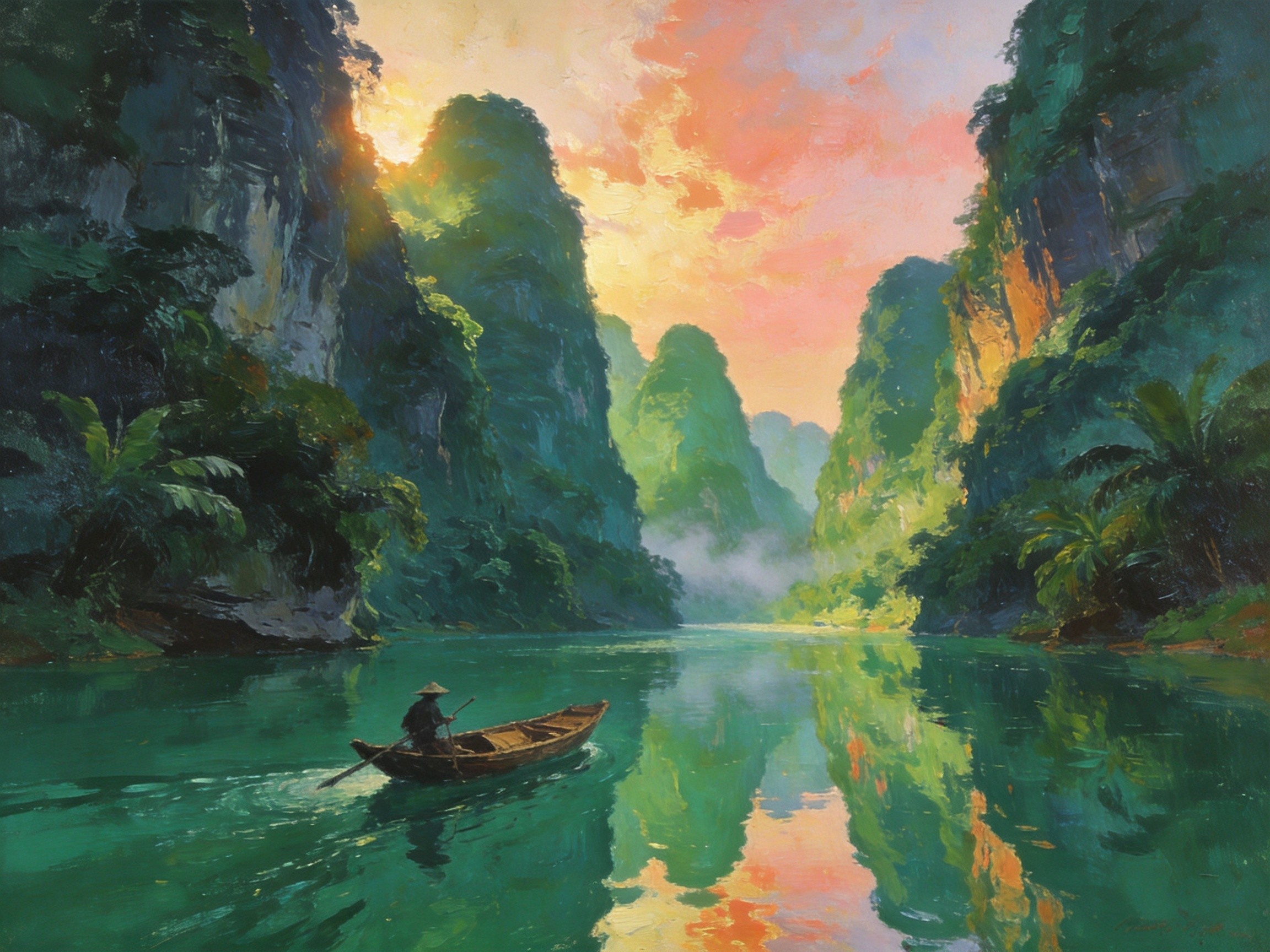 红水河百里画廊
