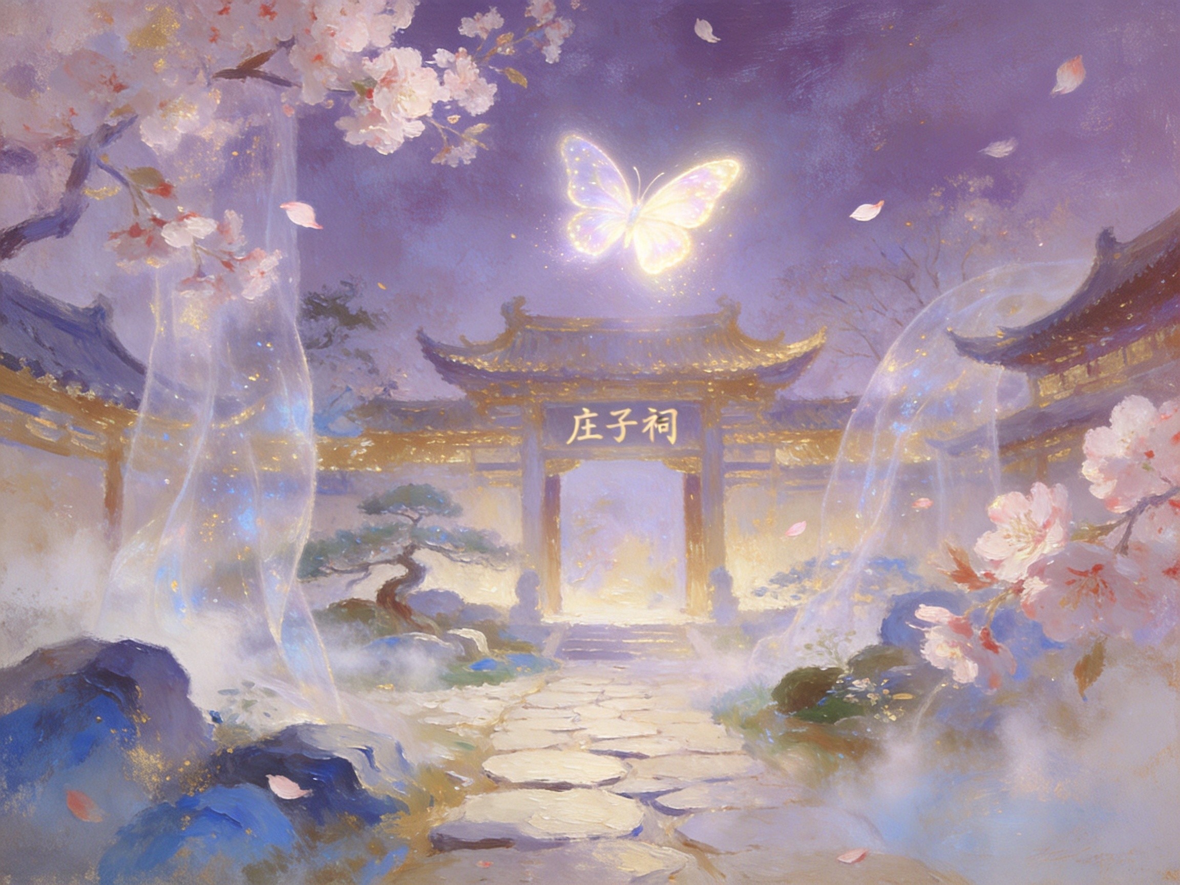 庄周梦蝶·千年一飞