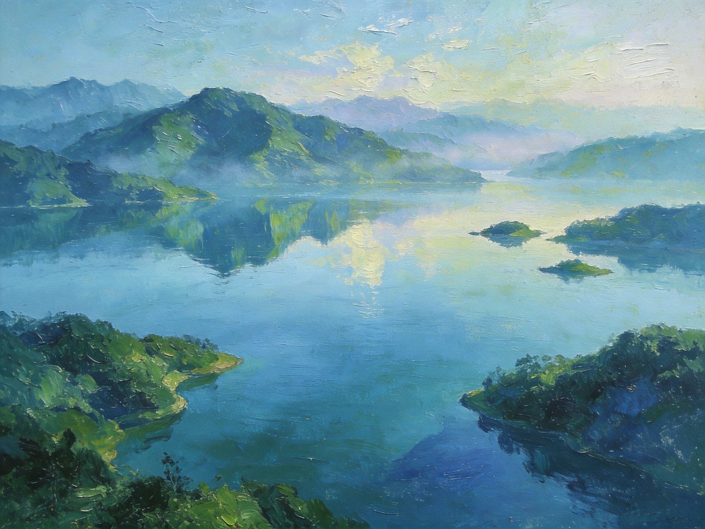 观音湖碧波千顷
