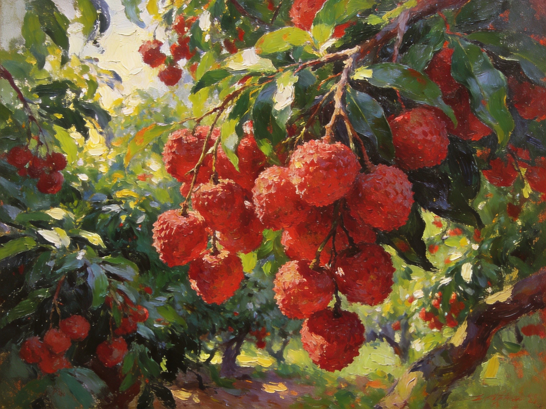 荔枝红透夏末风