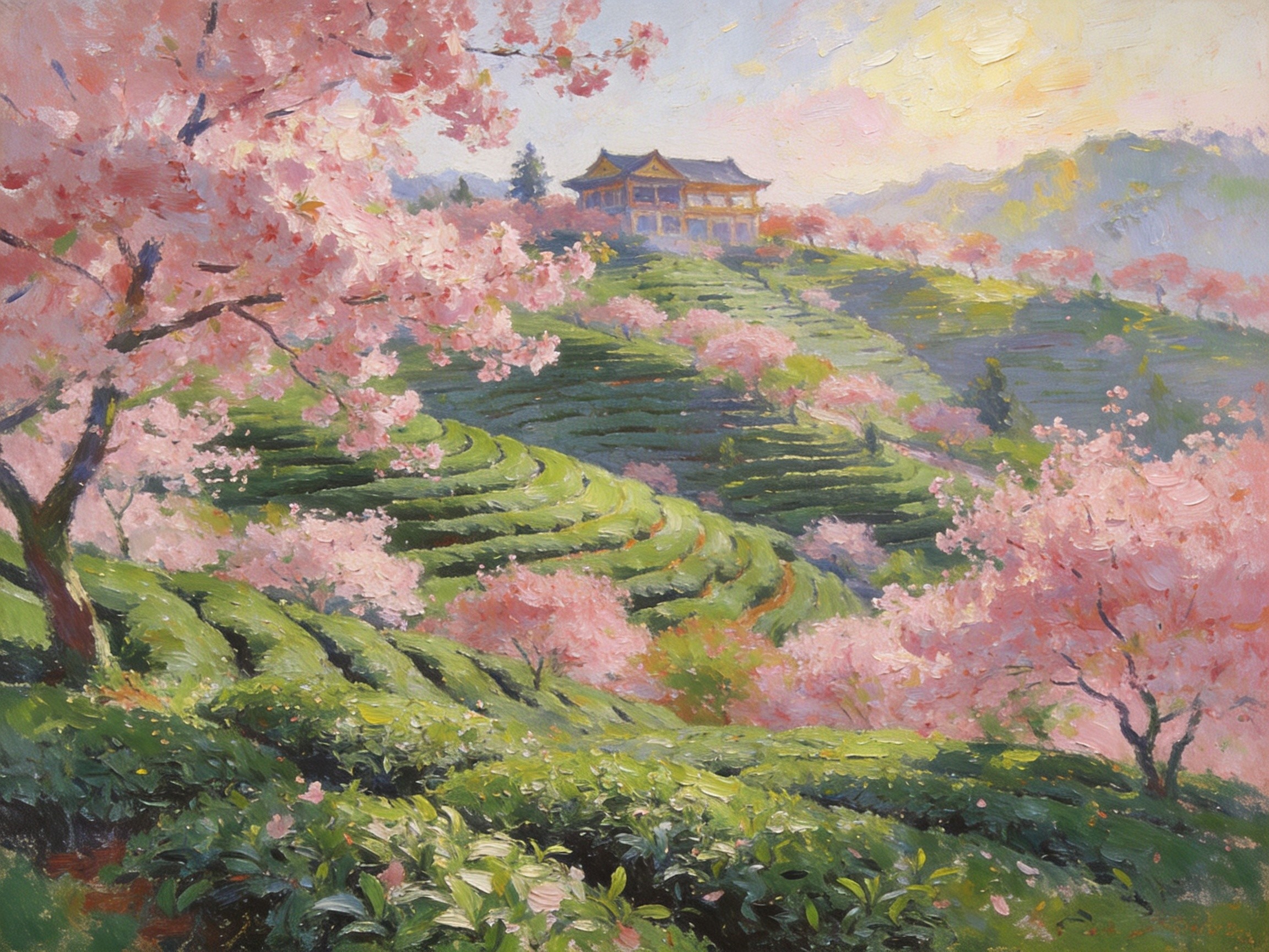 漳平永福樱花茶园大陆阿里山