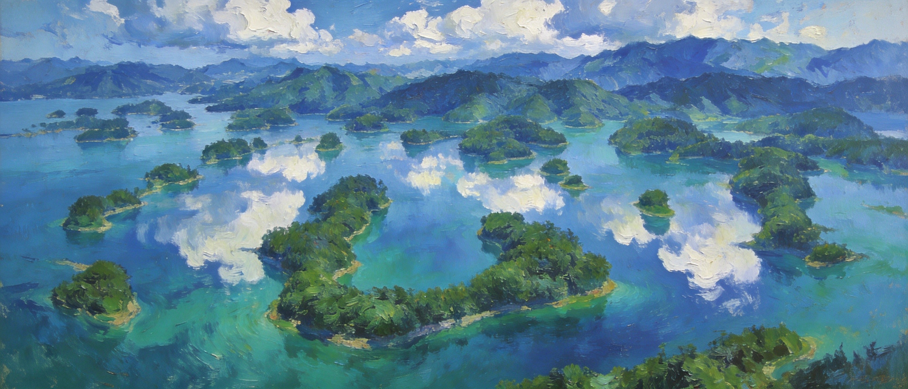 鹤地银湖碧波小岛