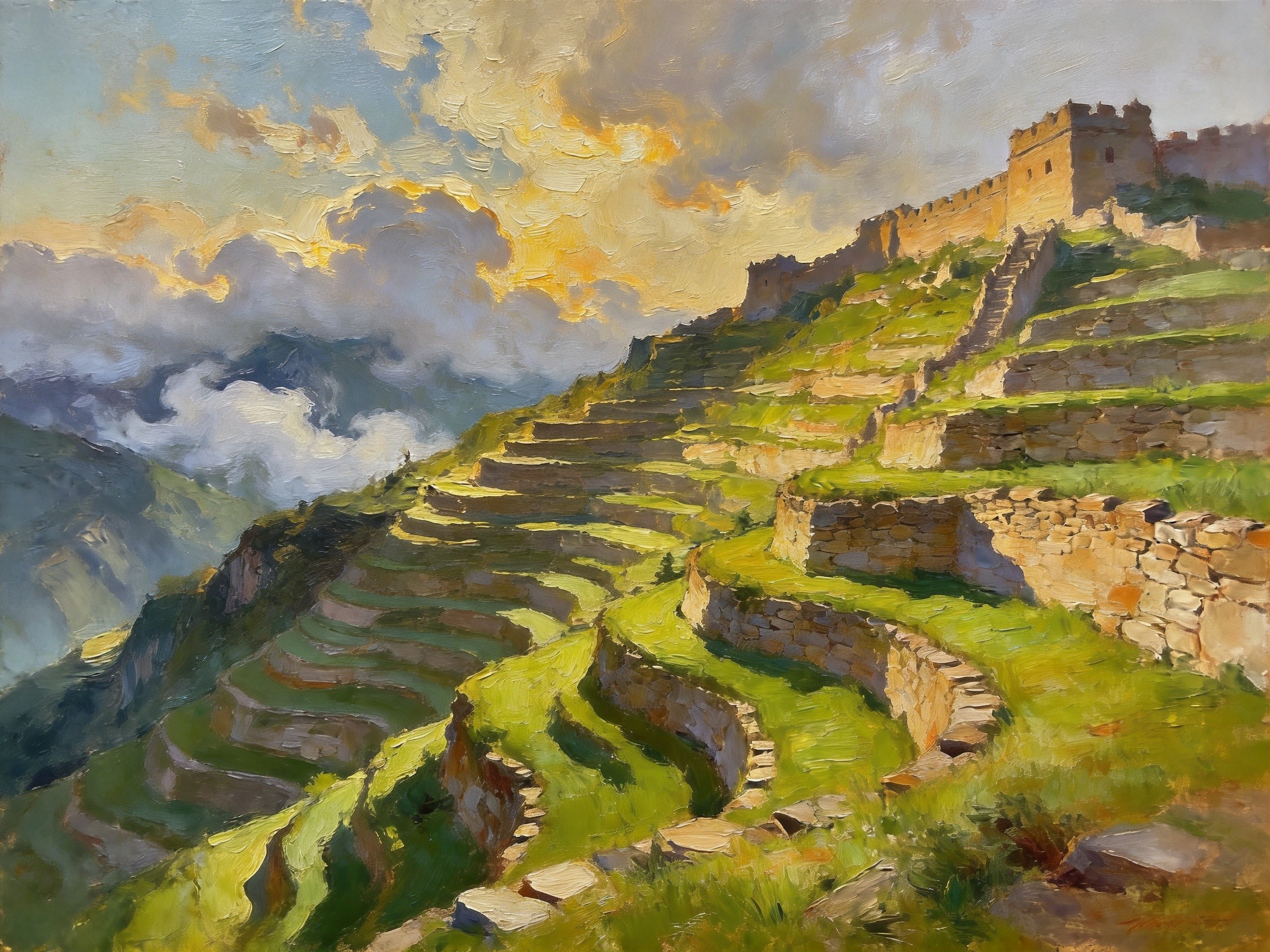 绿林寨万亩古汉梯田