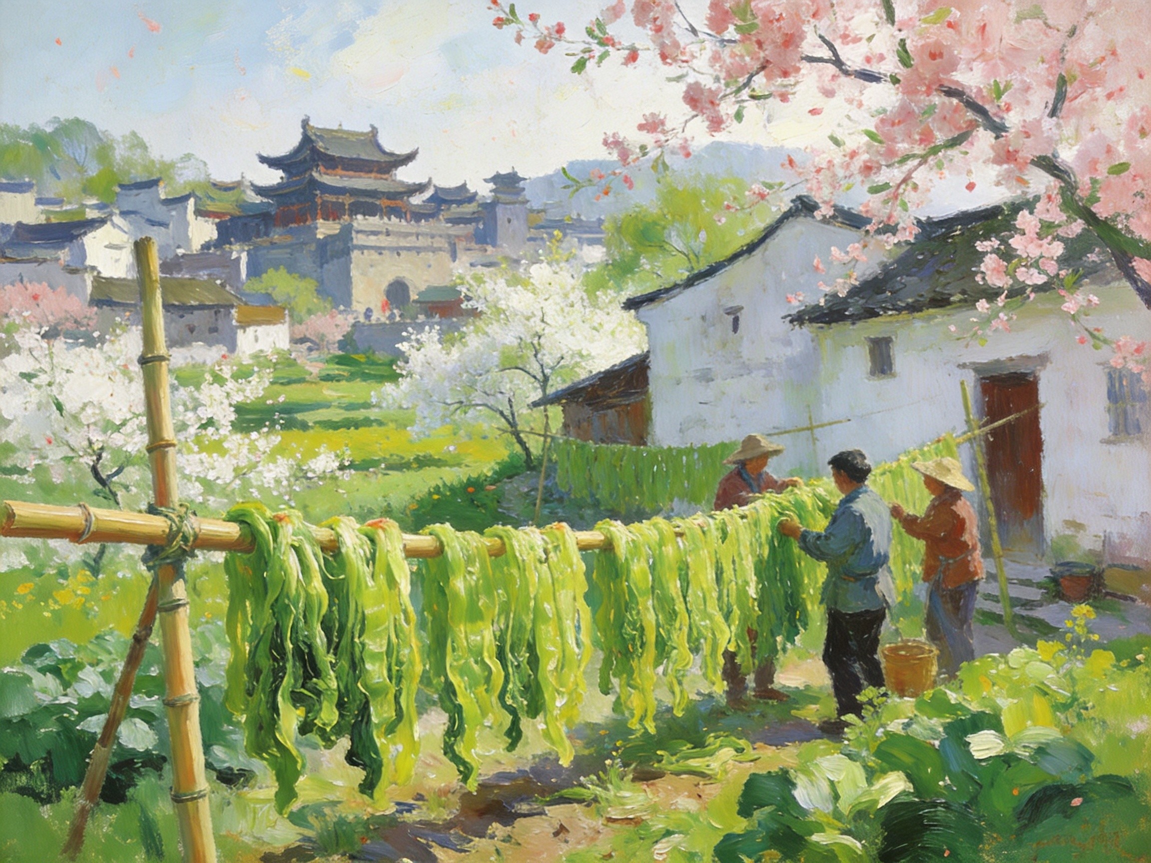 义门古镇·苔干翠绿