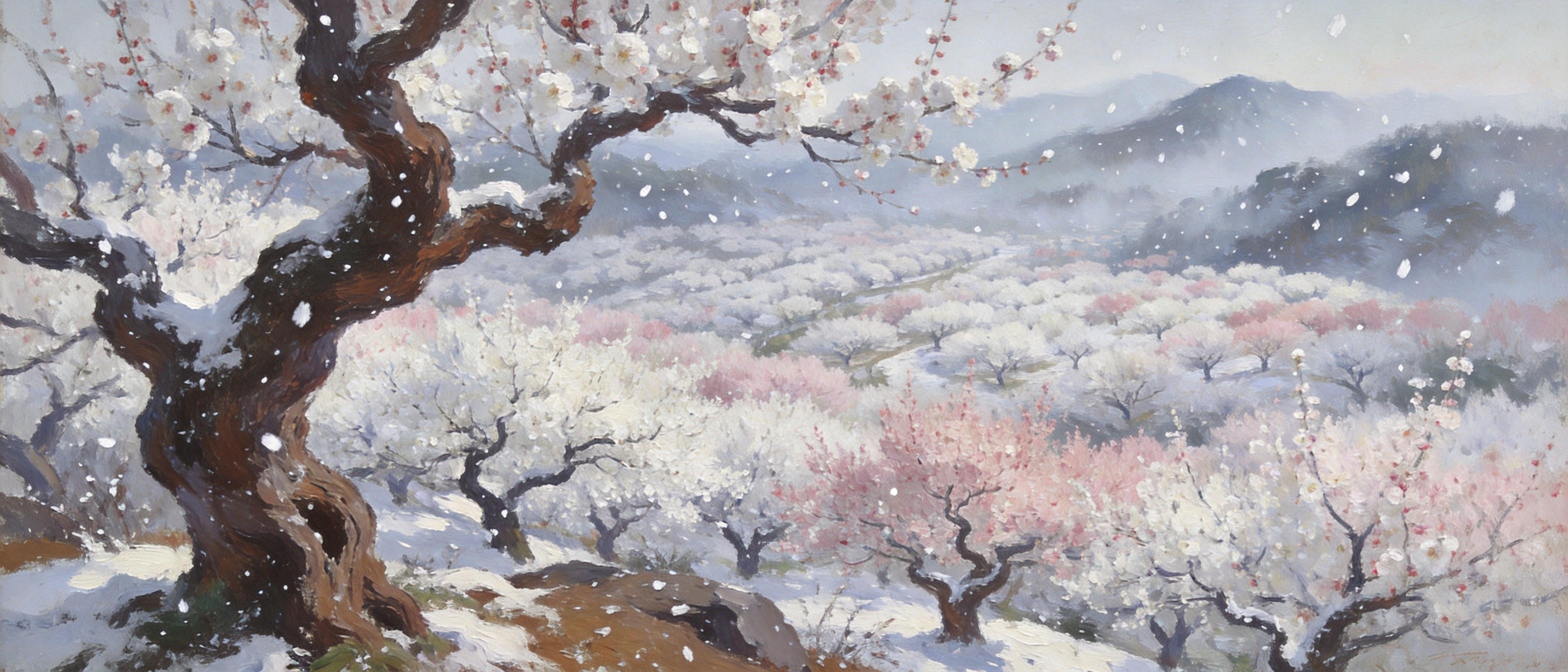 超山十里梅花如雪