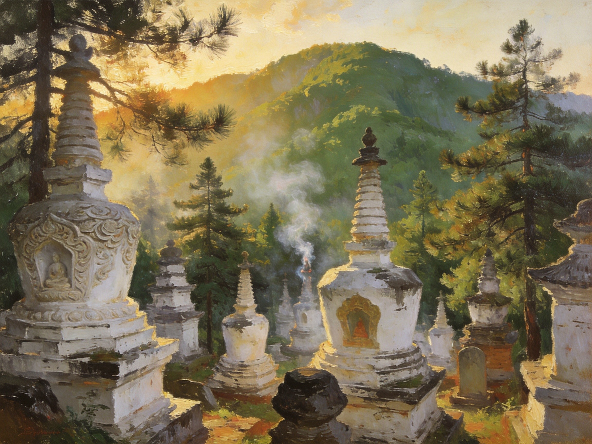 水目山塔林 · 唐砖千年香火不断