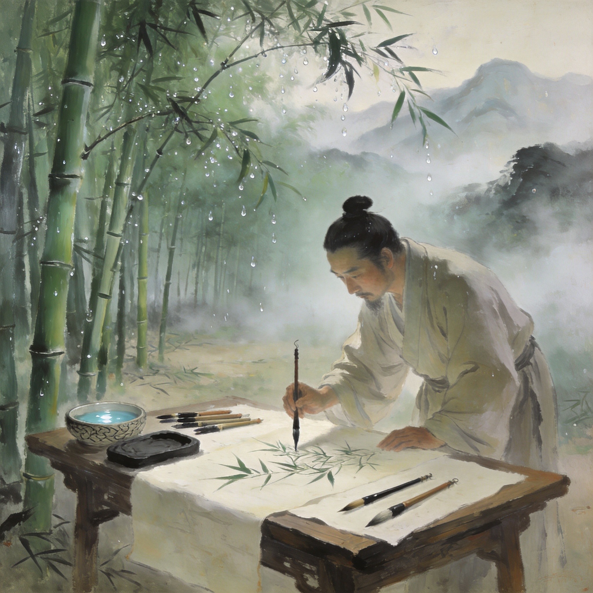 江畔明珠 · 意境