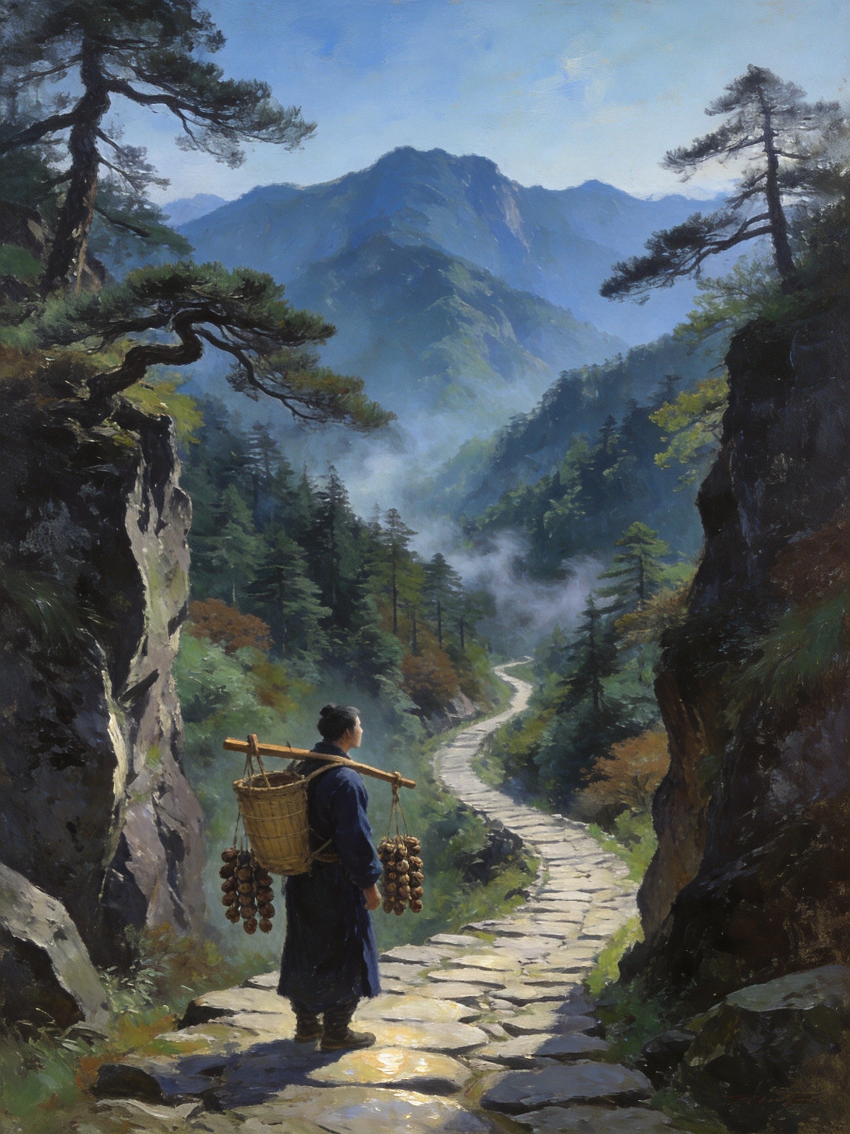 绩溪徽商古道行旅