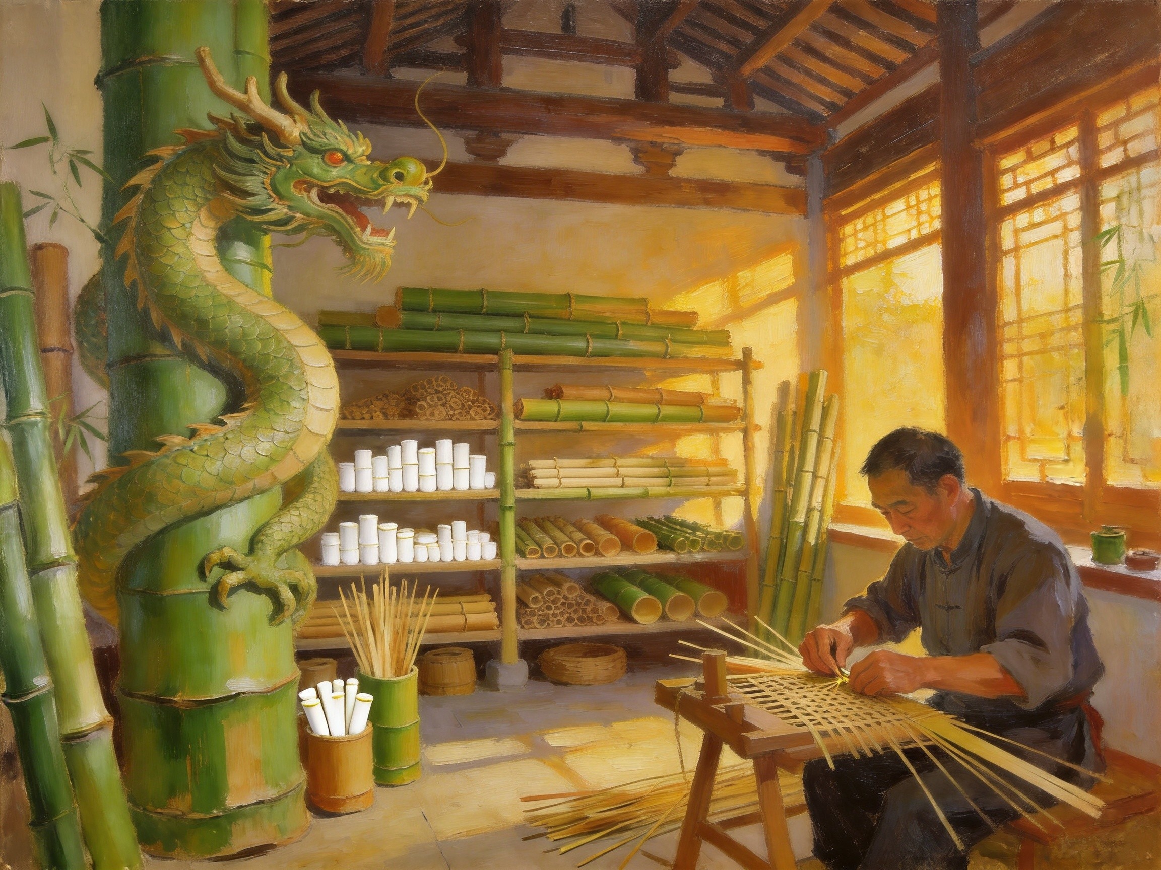 宝锭山竹博馆珍稀竹种展示