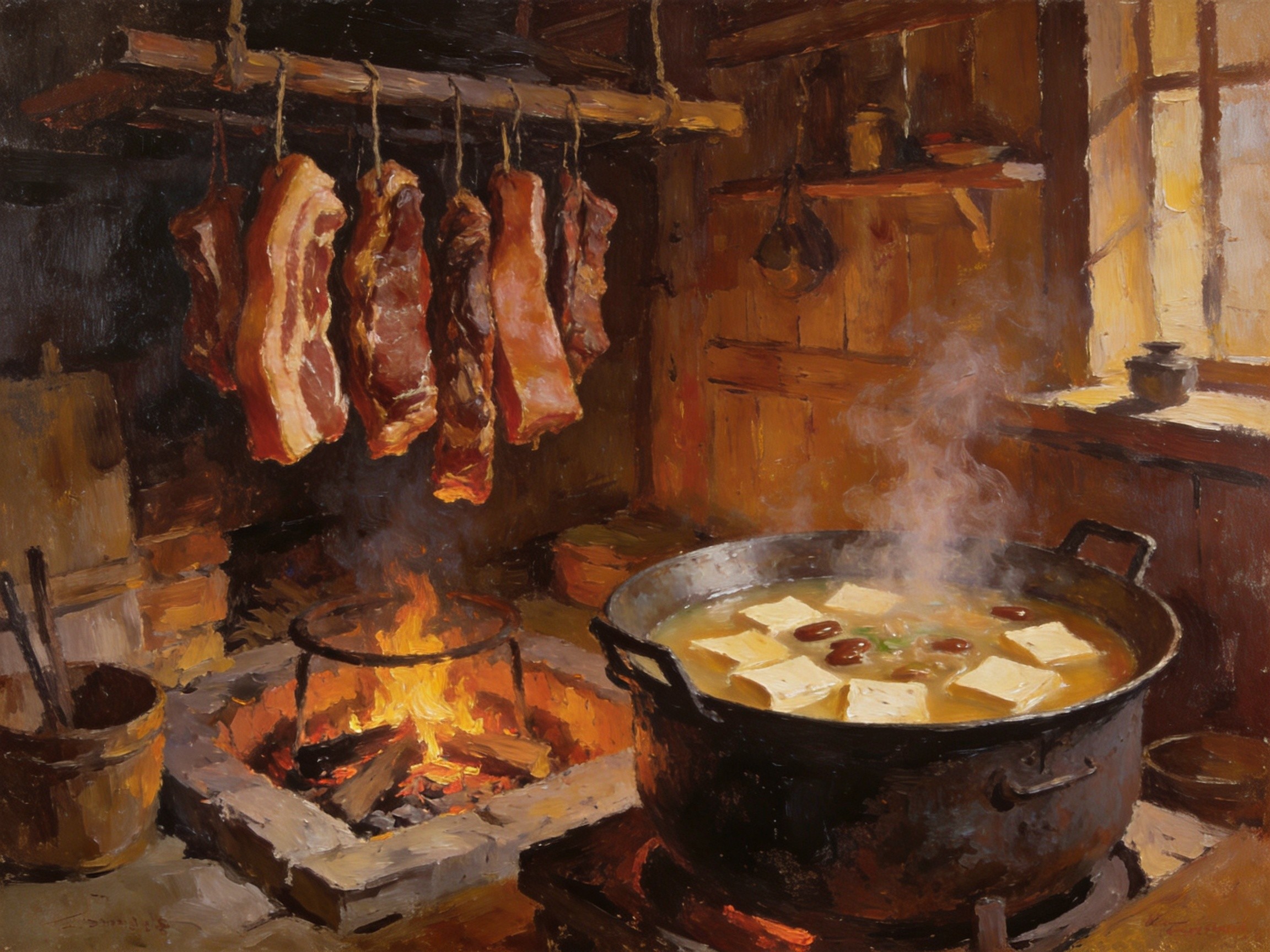 土家腊肉合渣