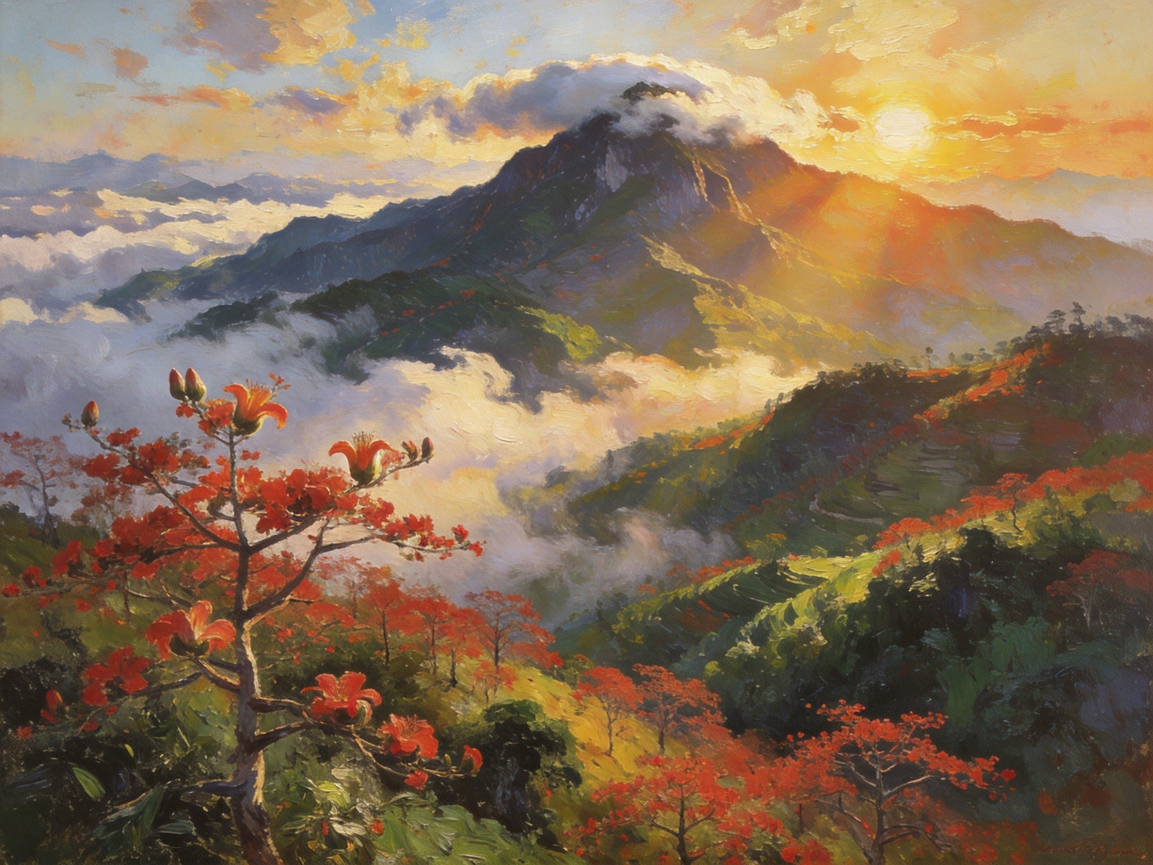 英雄花开在青山