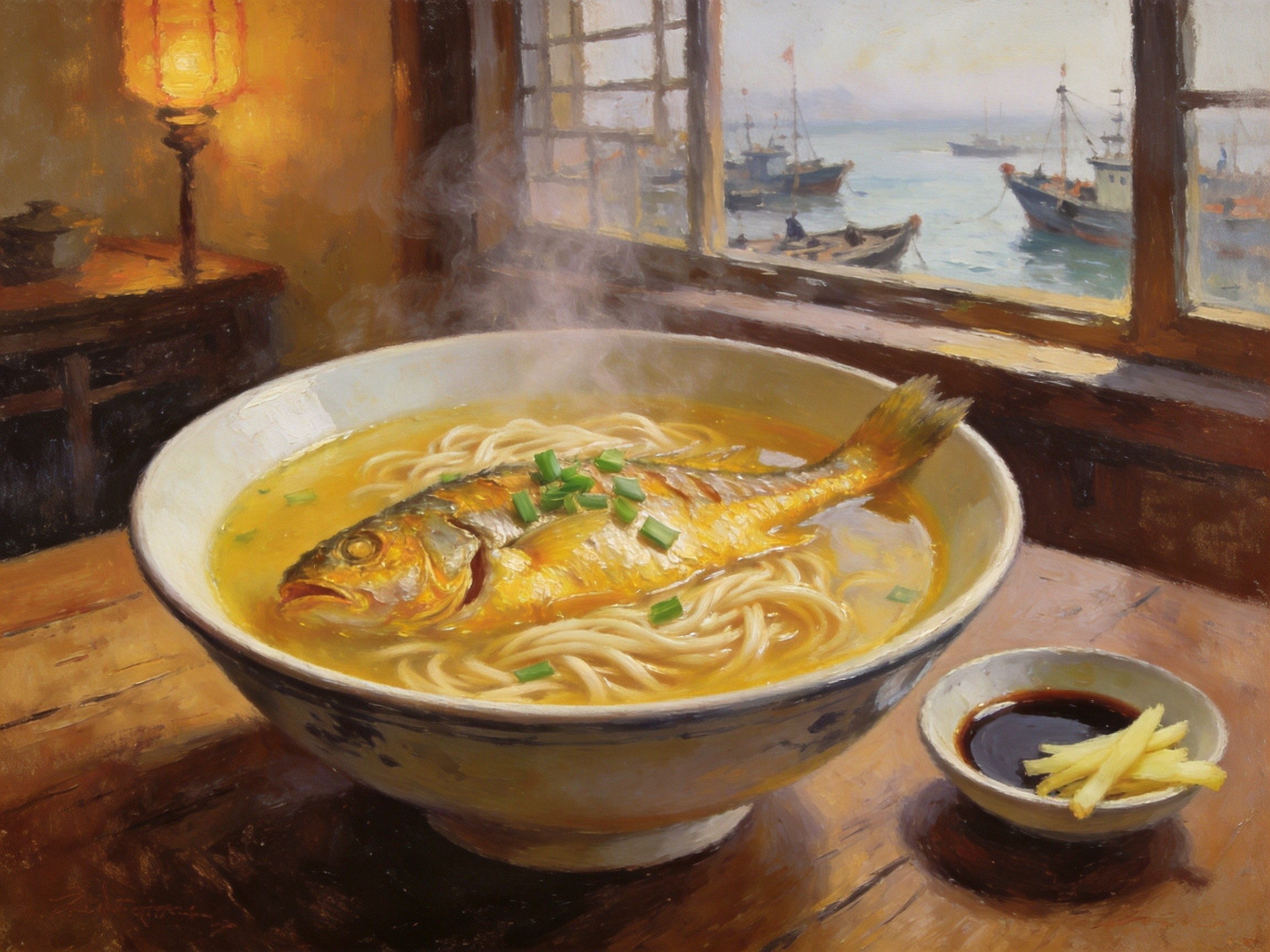 黄鱼面鲜味