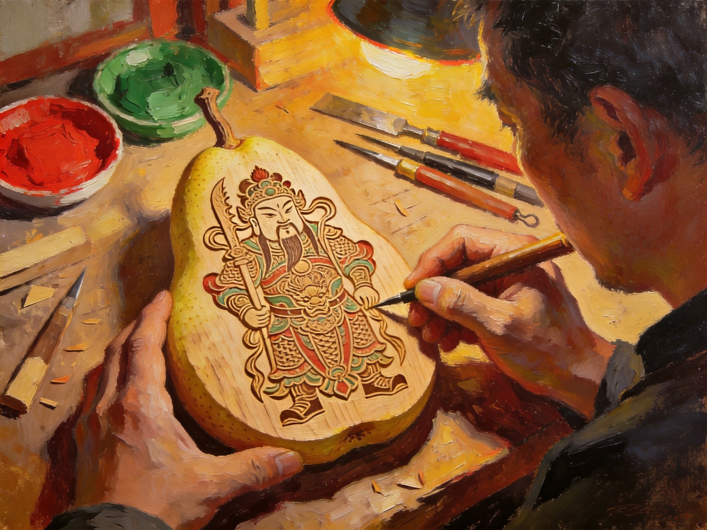 老河口木版年画传统制作